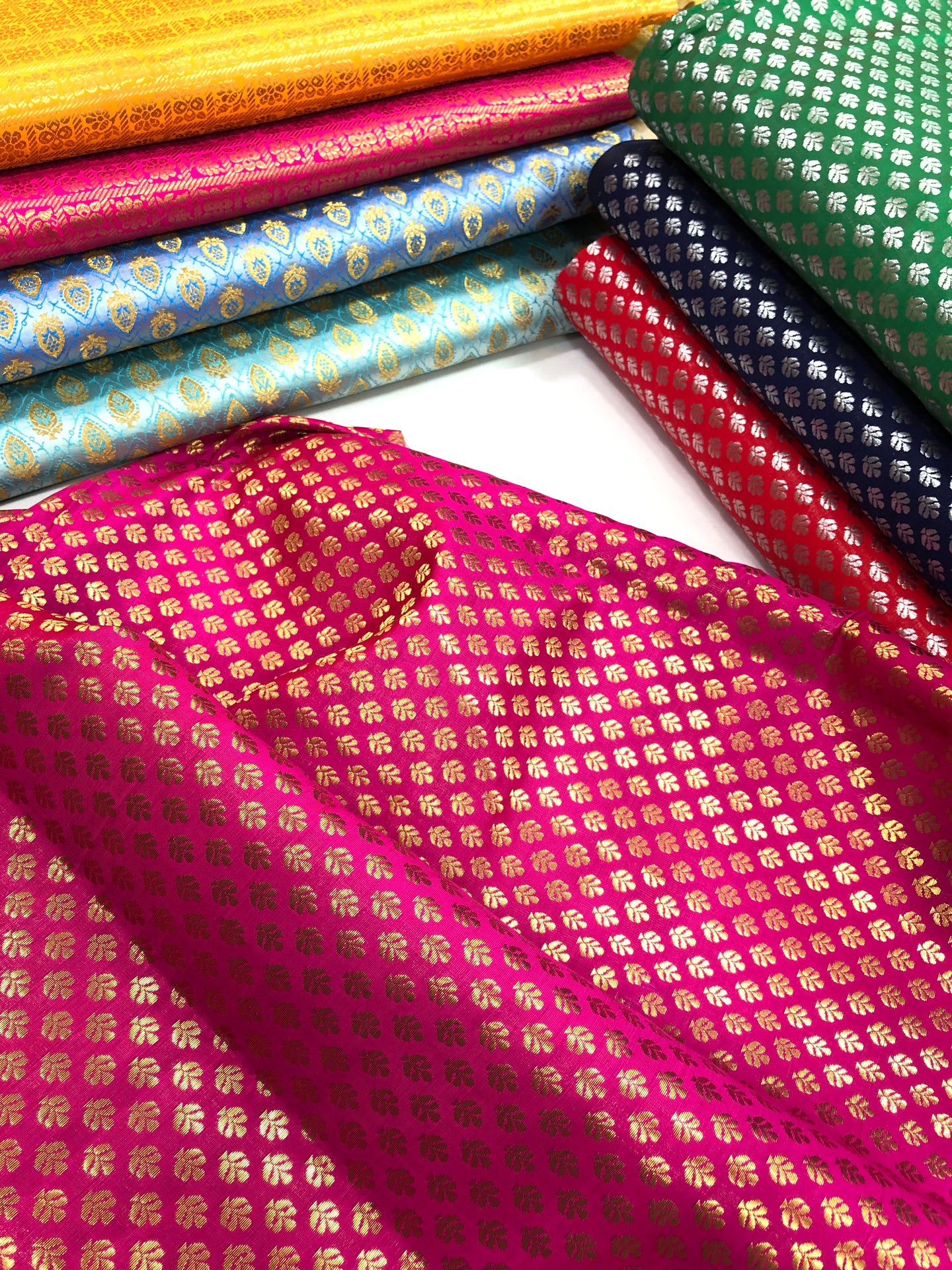 Banarasi brocade and Woven fabric