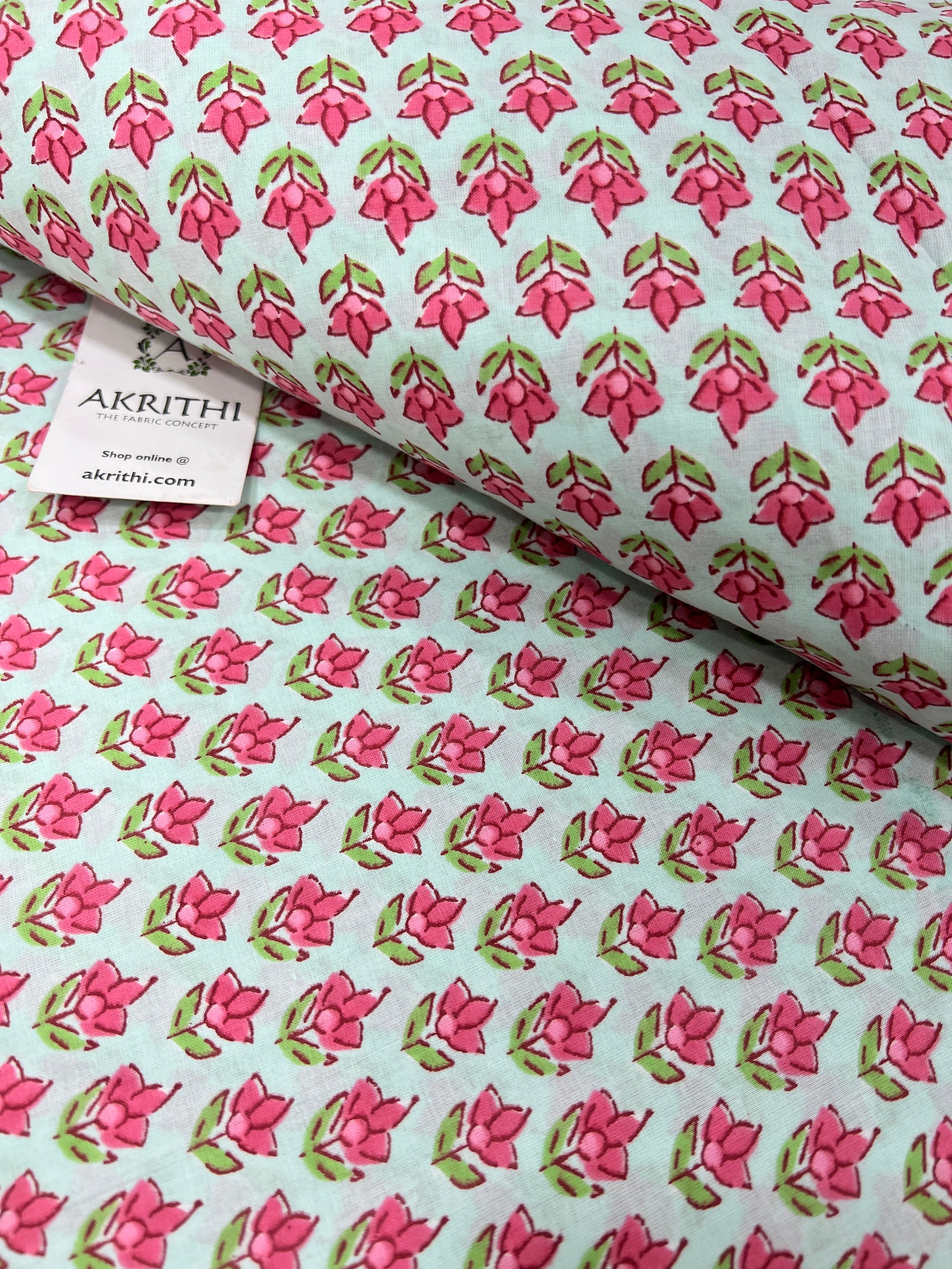 Printed pure cotton fabric