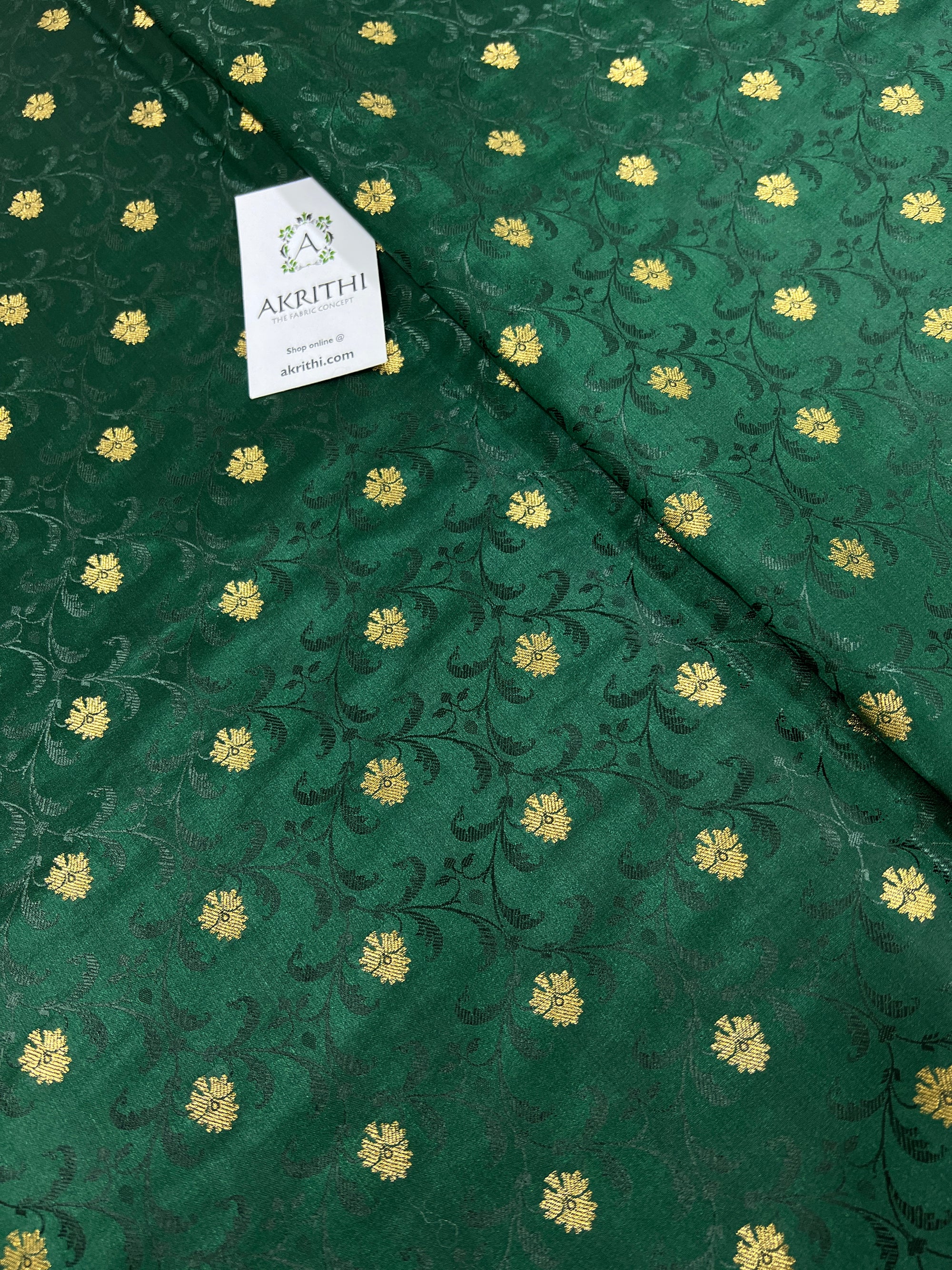 Pure Banarasi brocade fabric