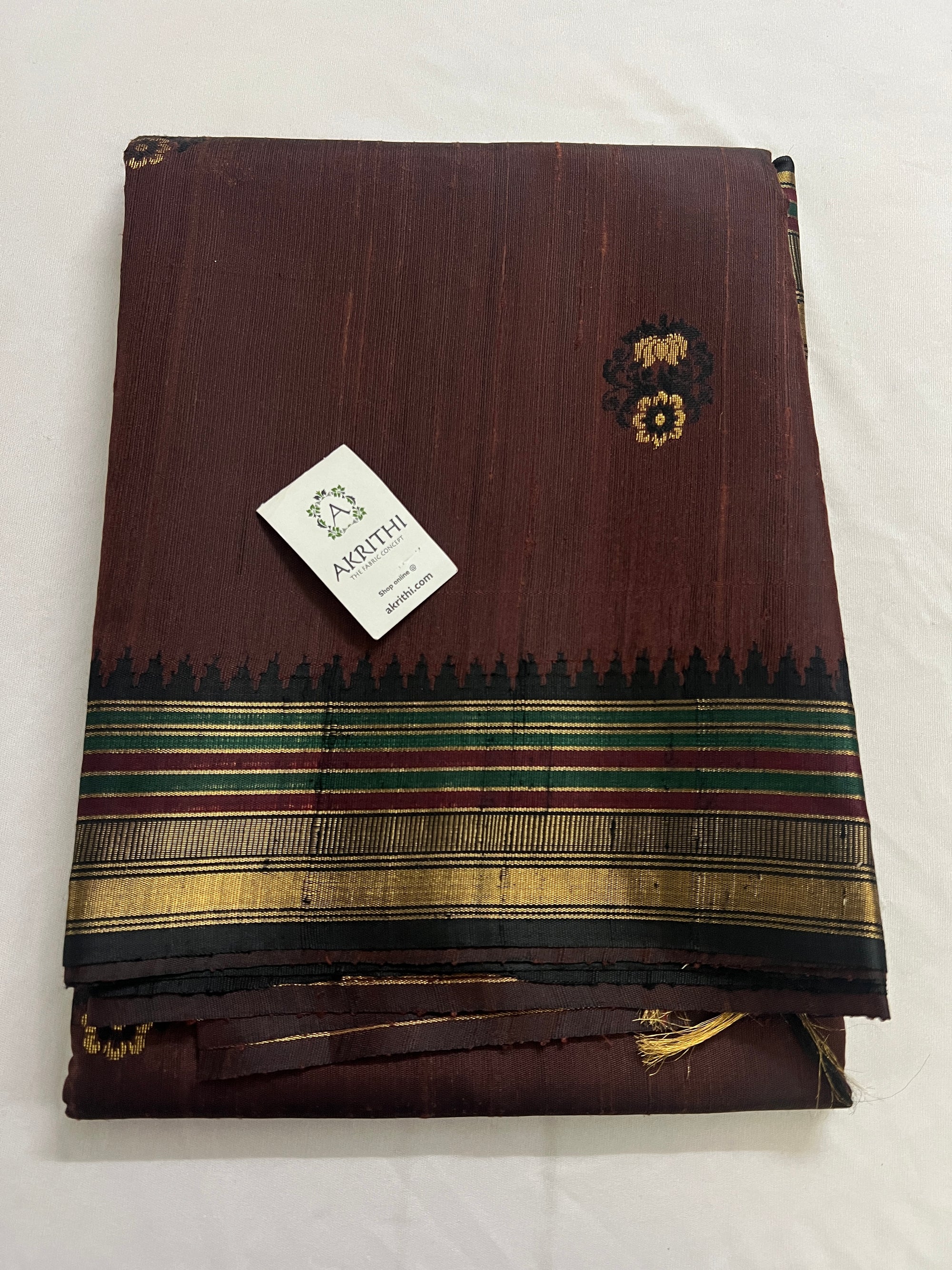 Dupion silk saree