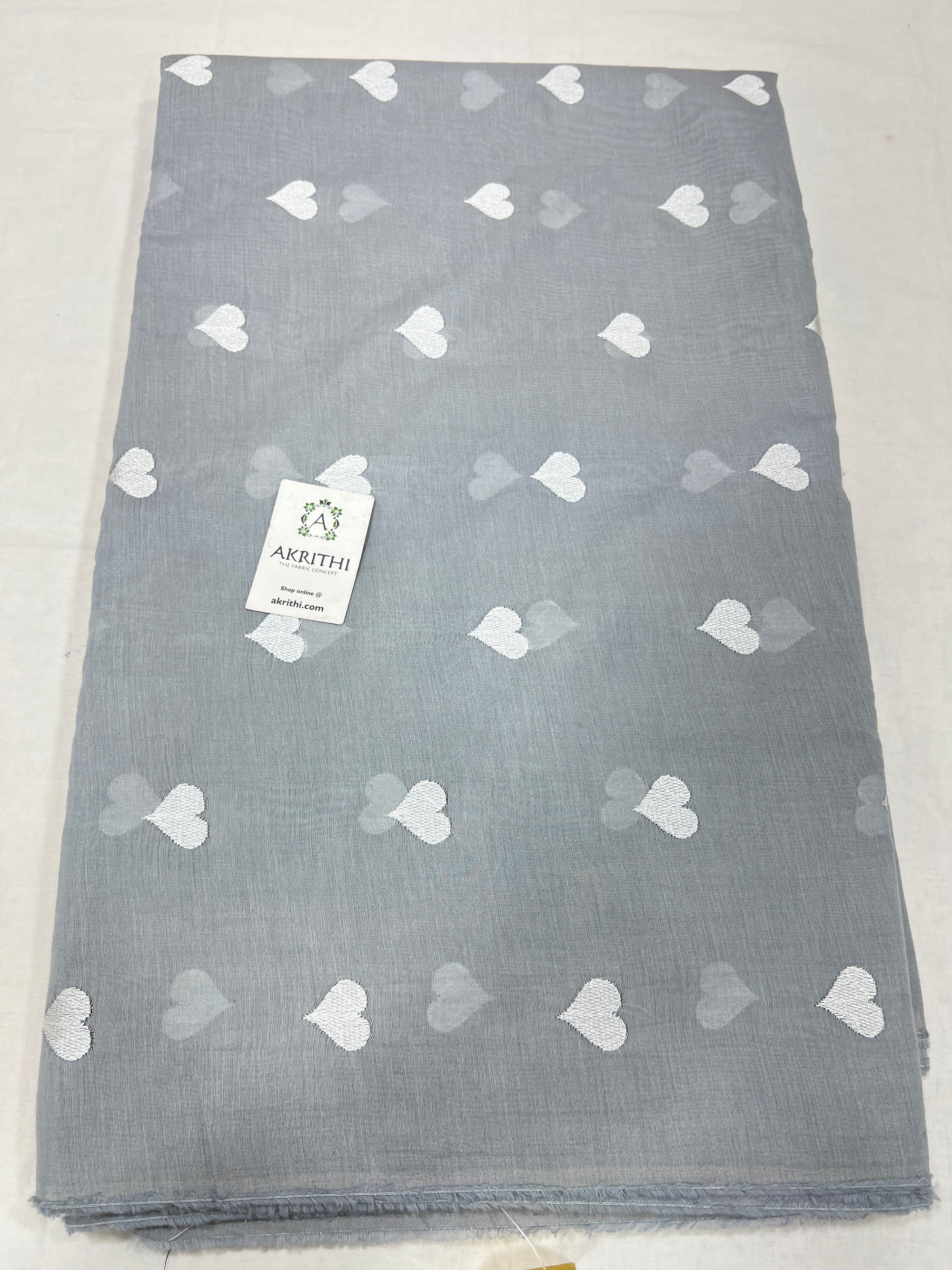 CHANDERI EMBROIDERED FABRIC