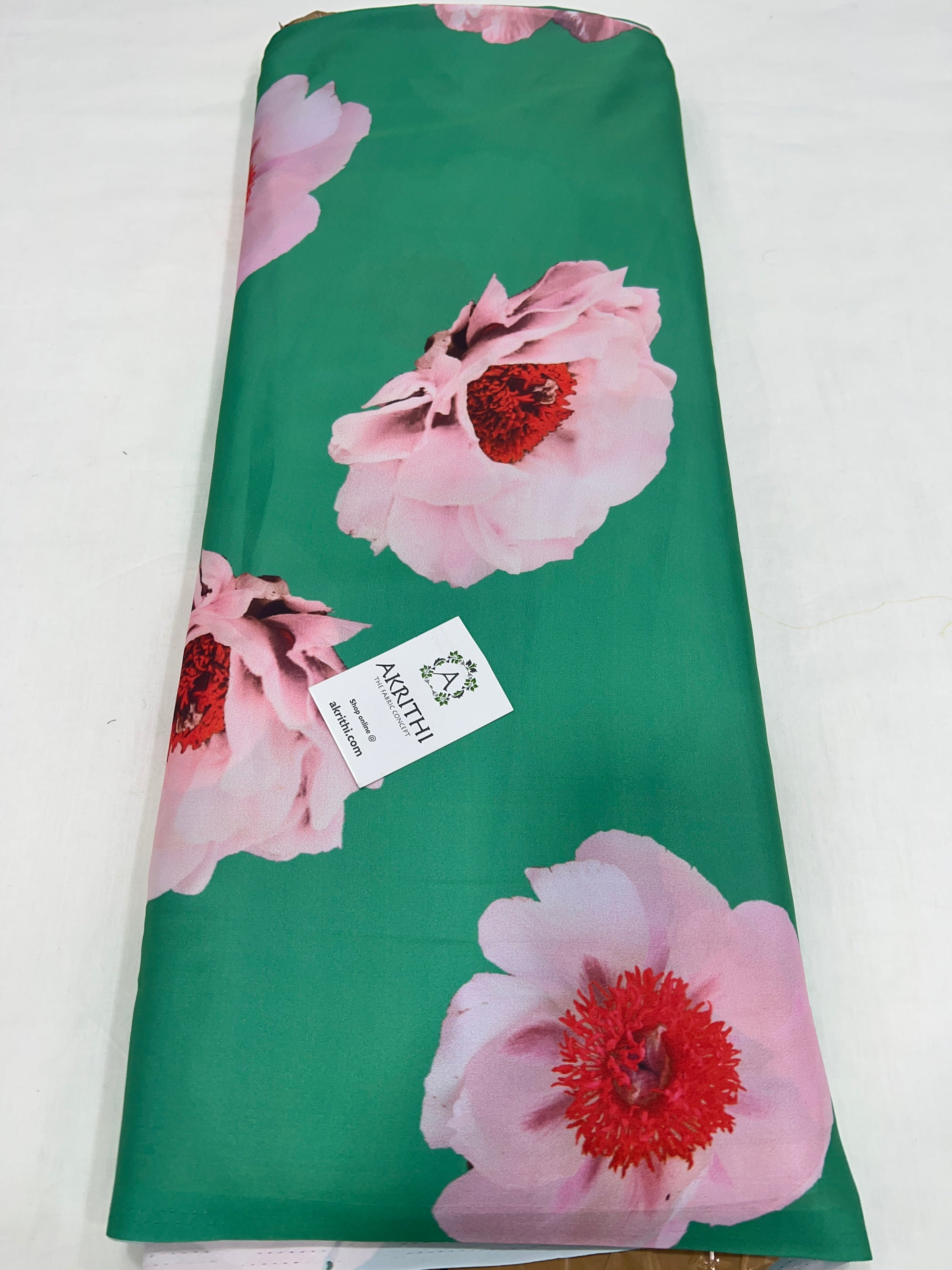 Digital printed modal satin fabric