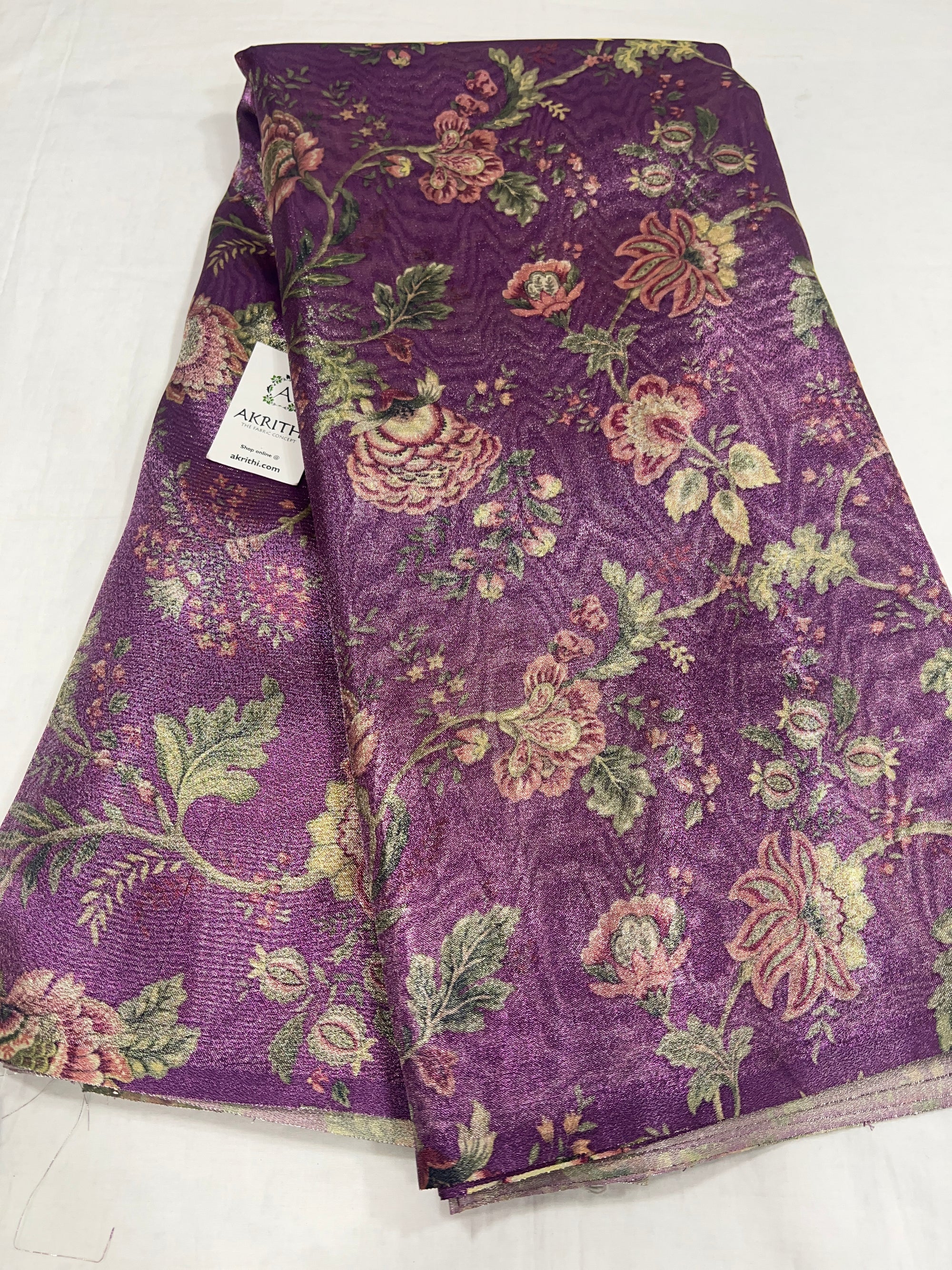Digital printed Tissue fabric