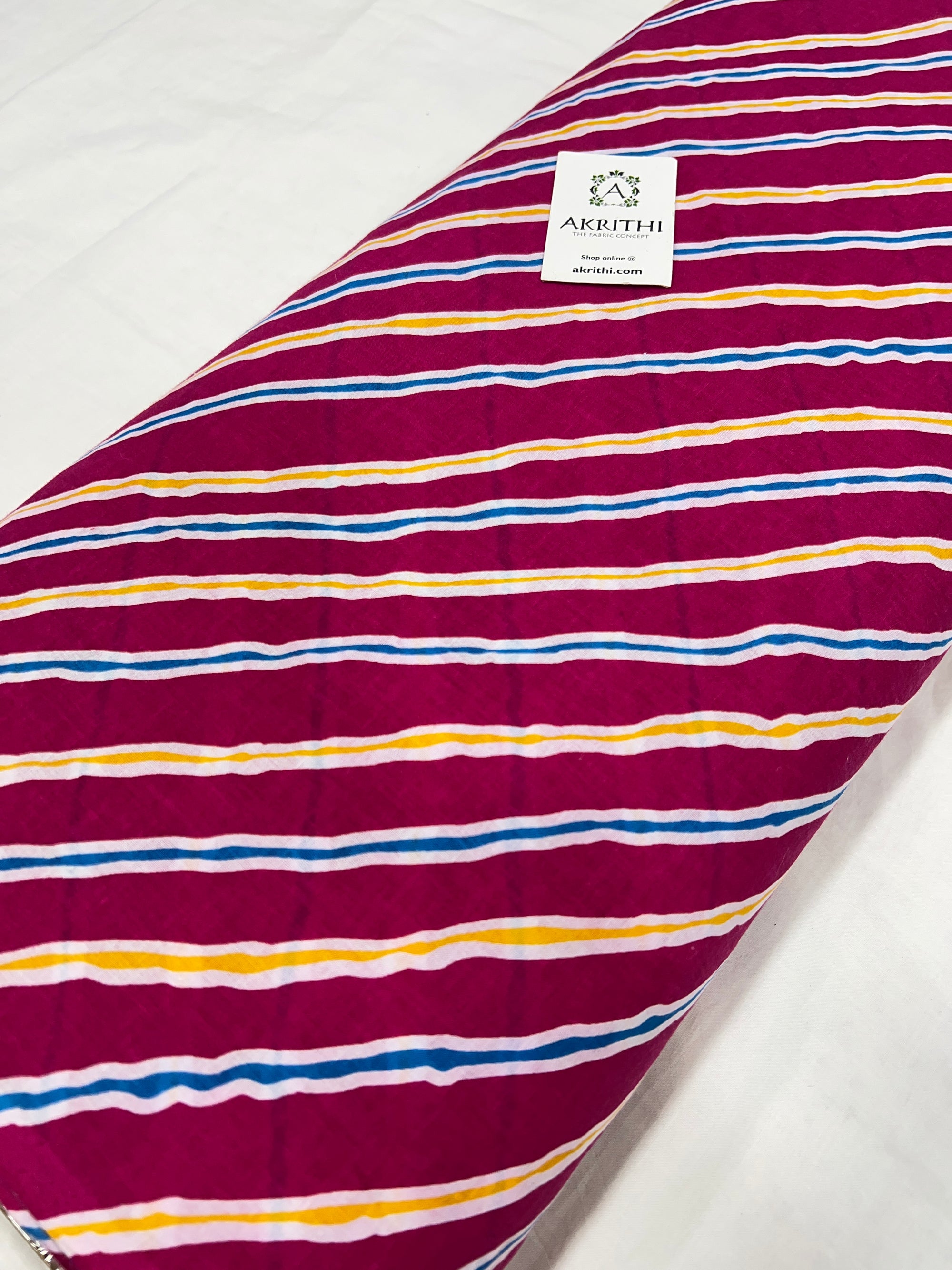 Leheriya Printed pure cotton fabric