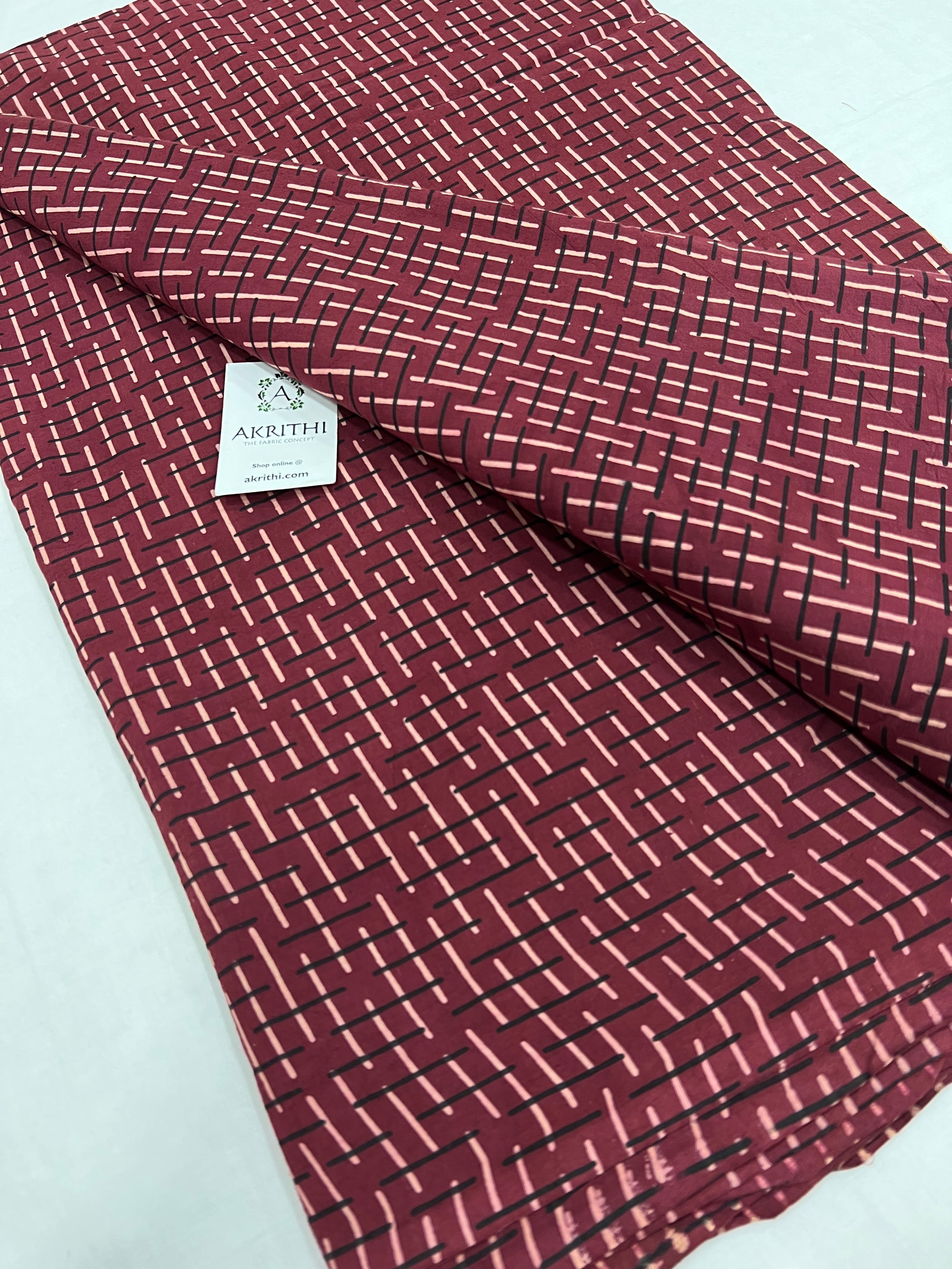 Printed pure cotton fabric 80 CM CUT