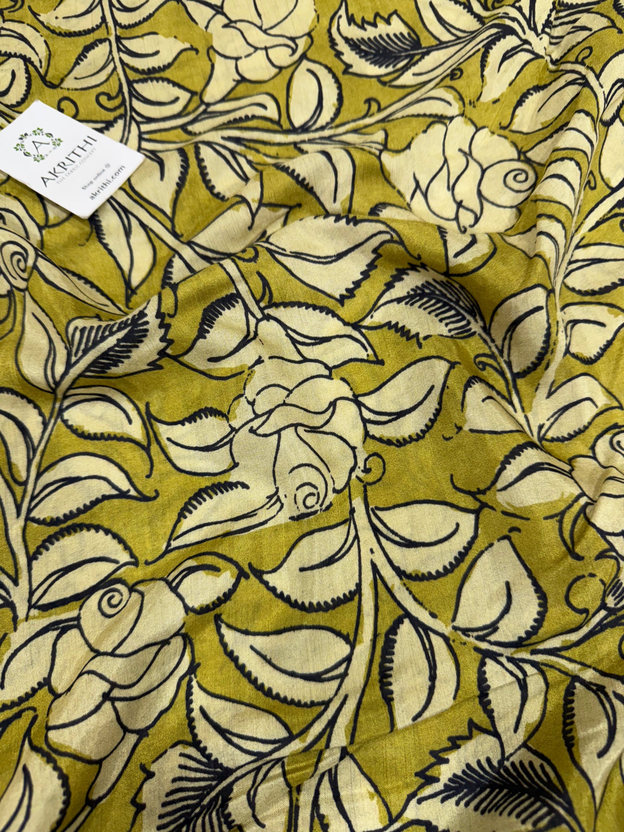 Printed pure muslin fabric
