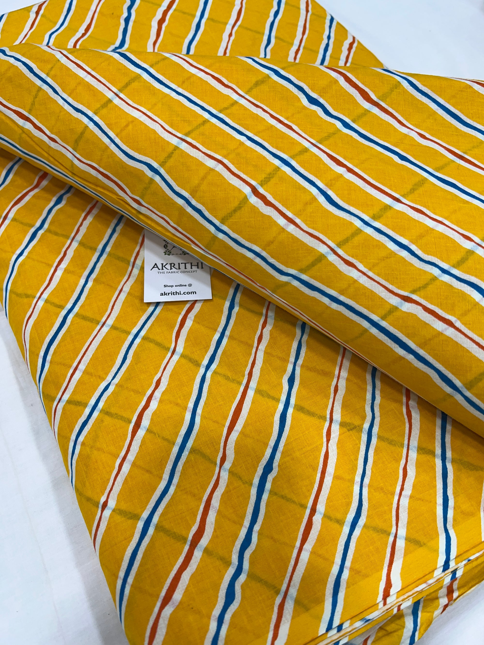Printed pure cotton fabric