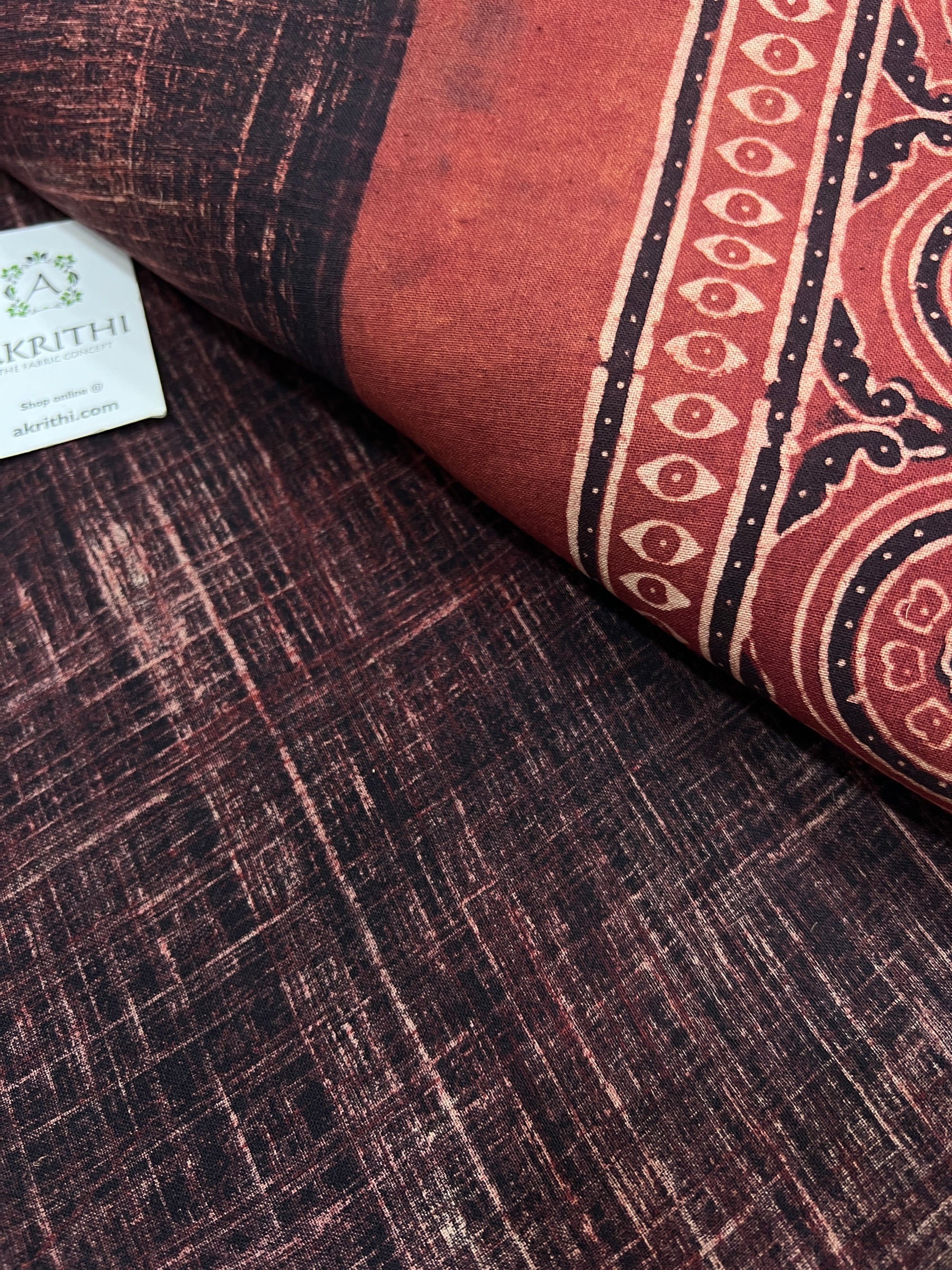 Printed pure cotton fabric