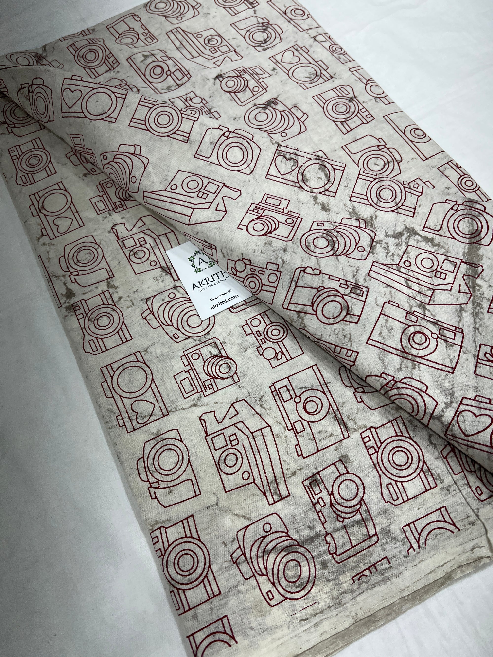 Dabu Printed pure cotton fabric