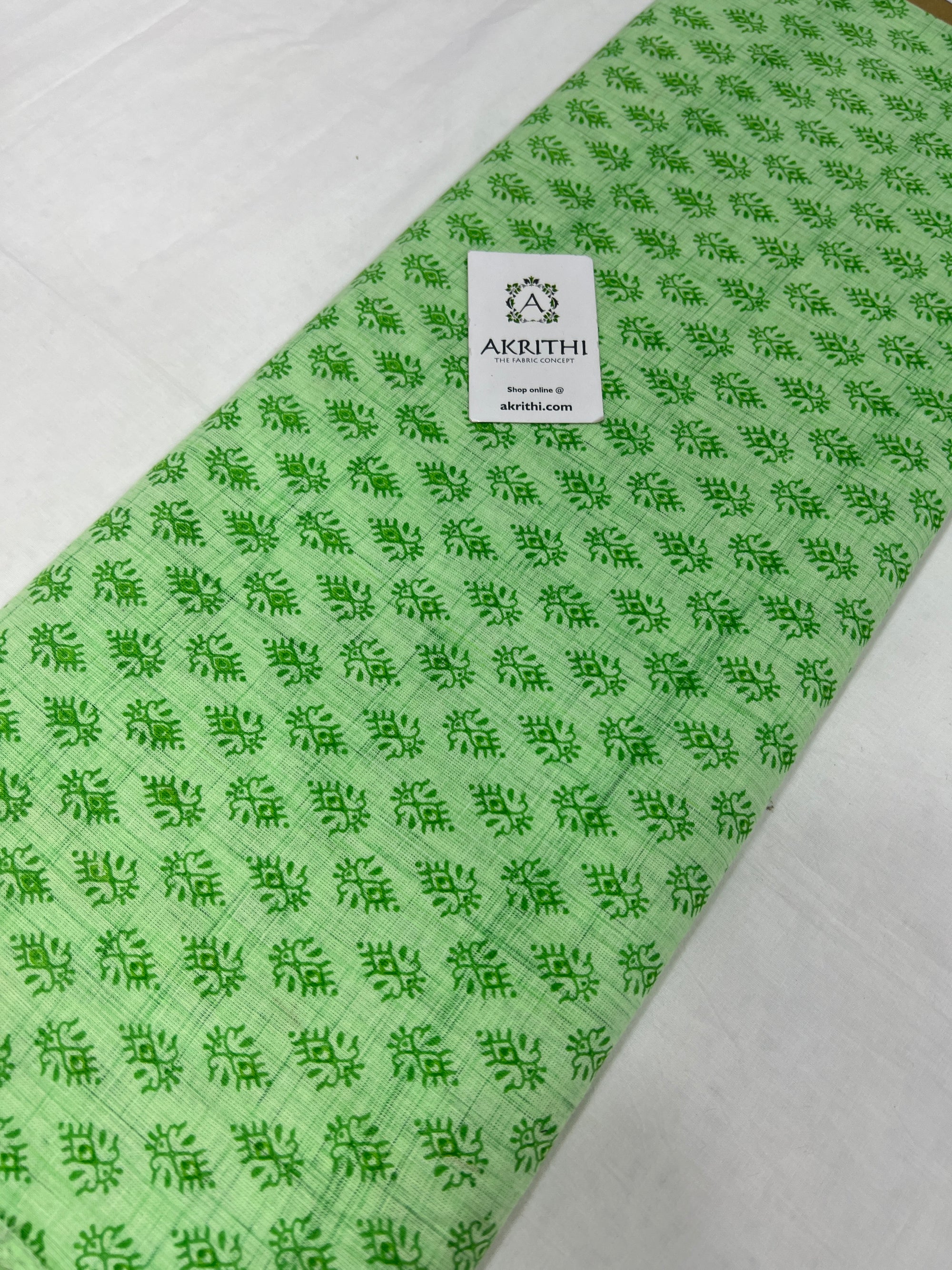 Printed pure cotton fabric