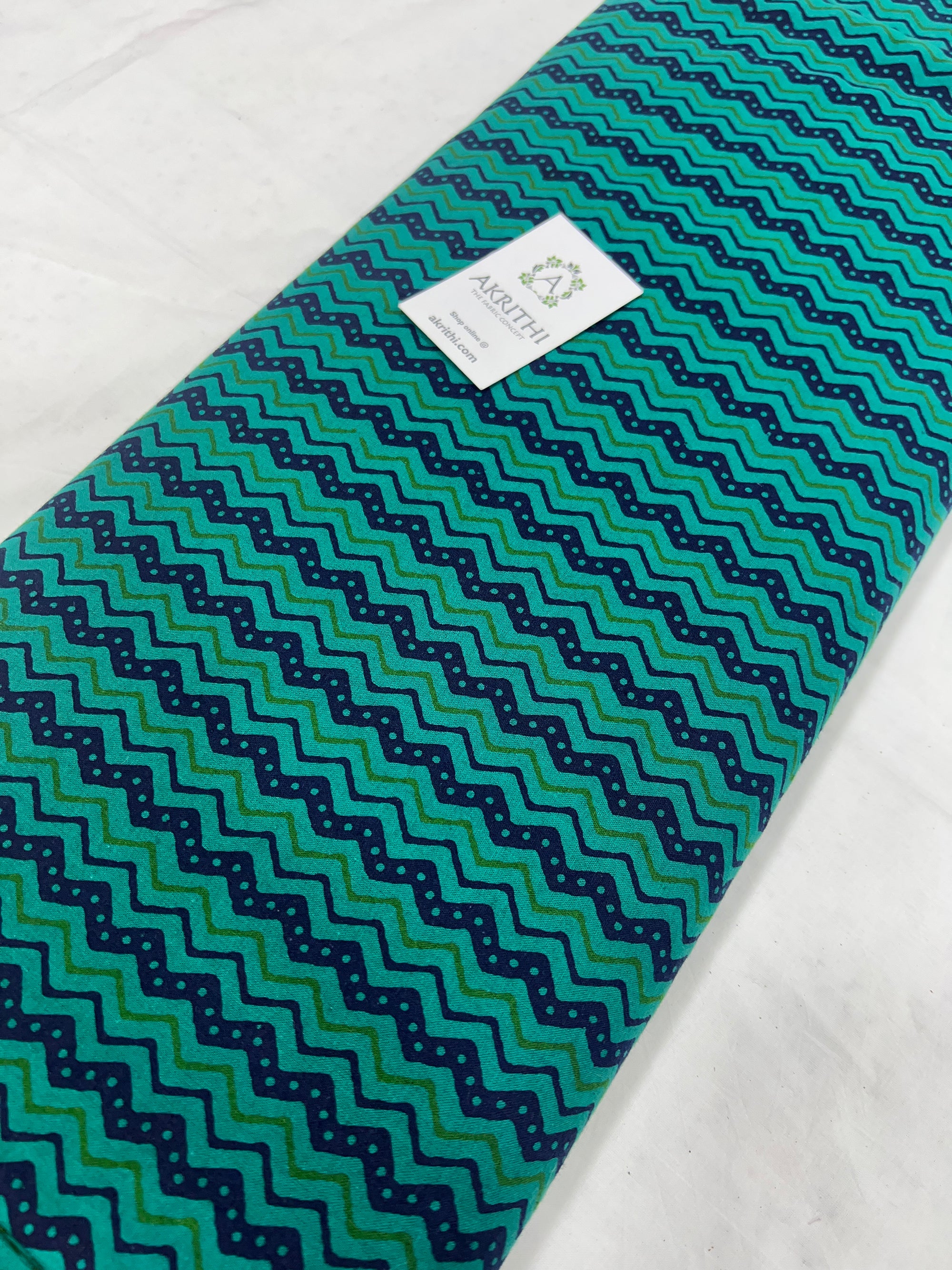Printed pure cotton fabric