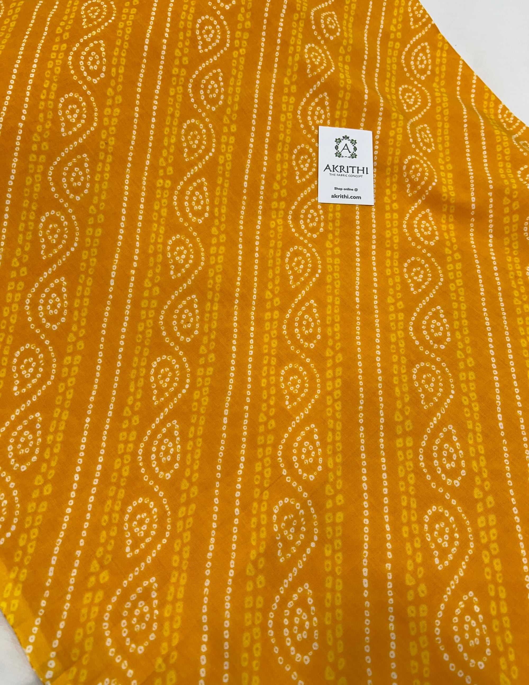 Printed pure cotton fabric