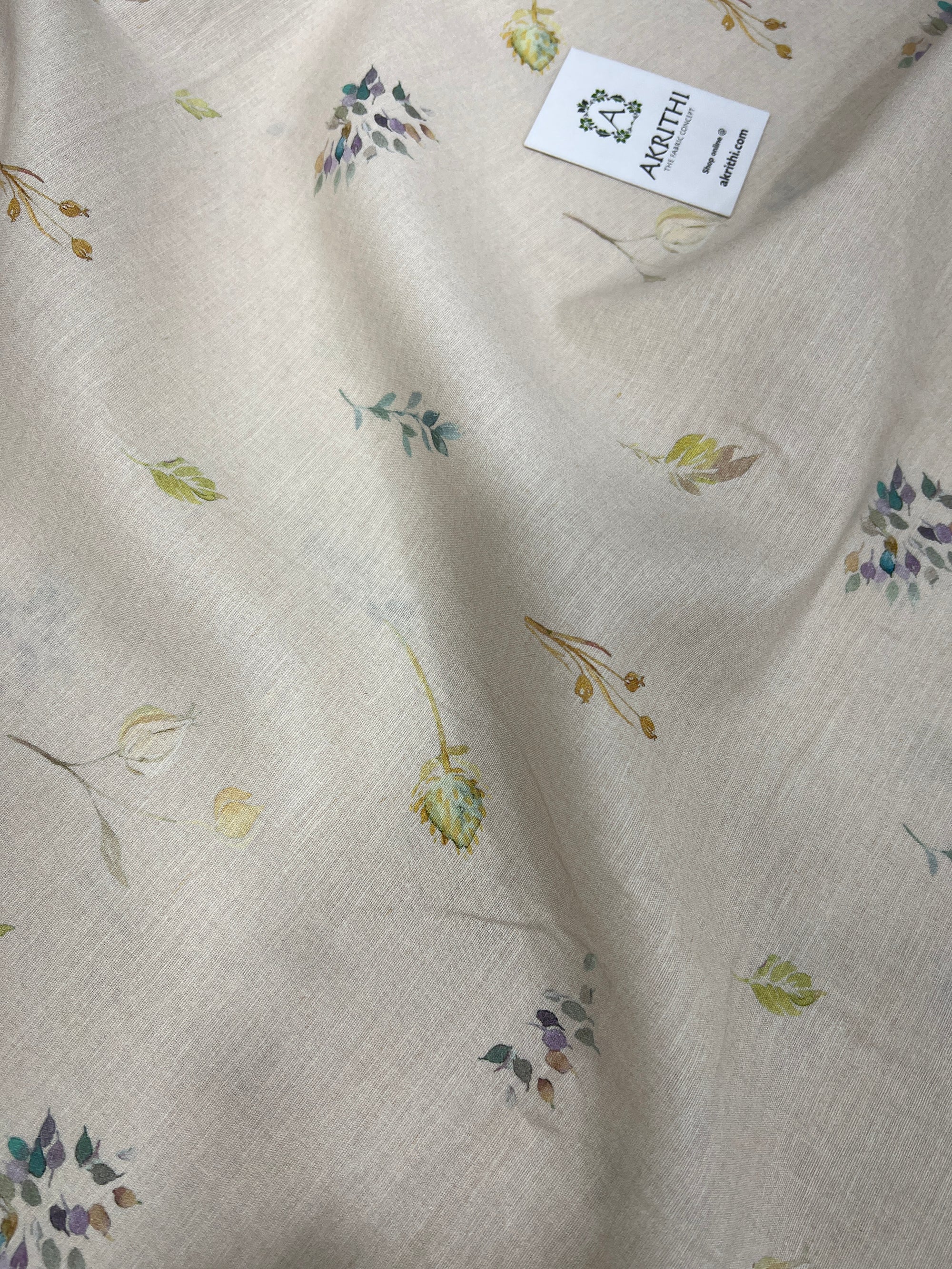Digital Printed pure linen fabric