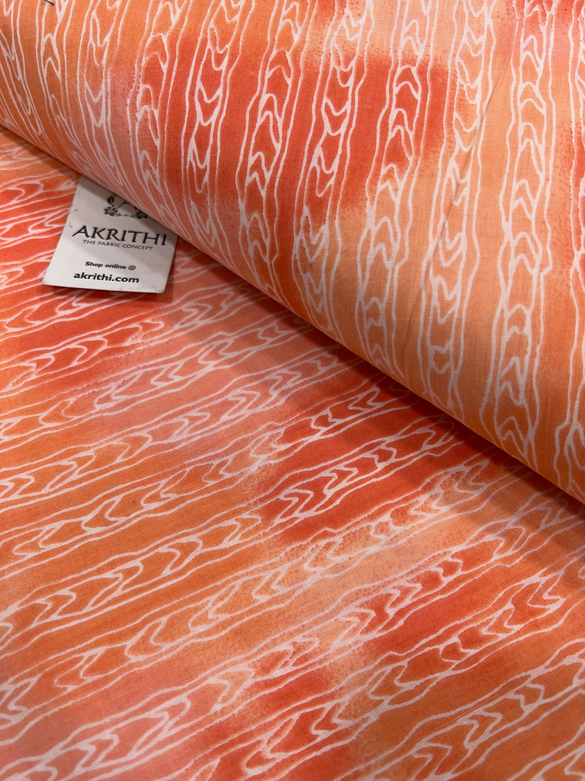 Printed pure cotton fabric
