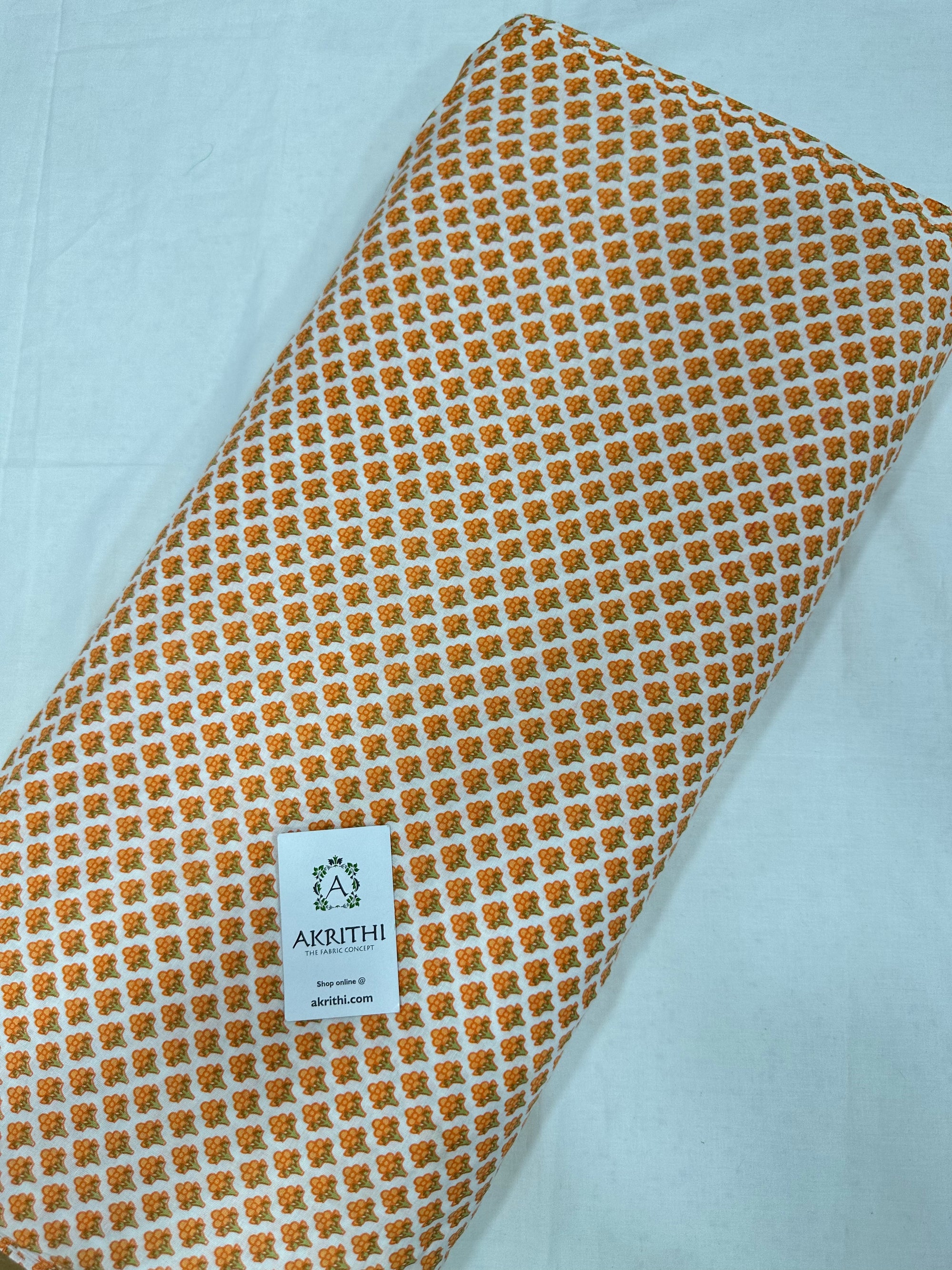 Printed pure cotton fabric