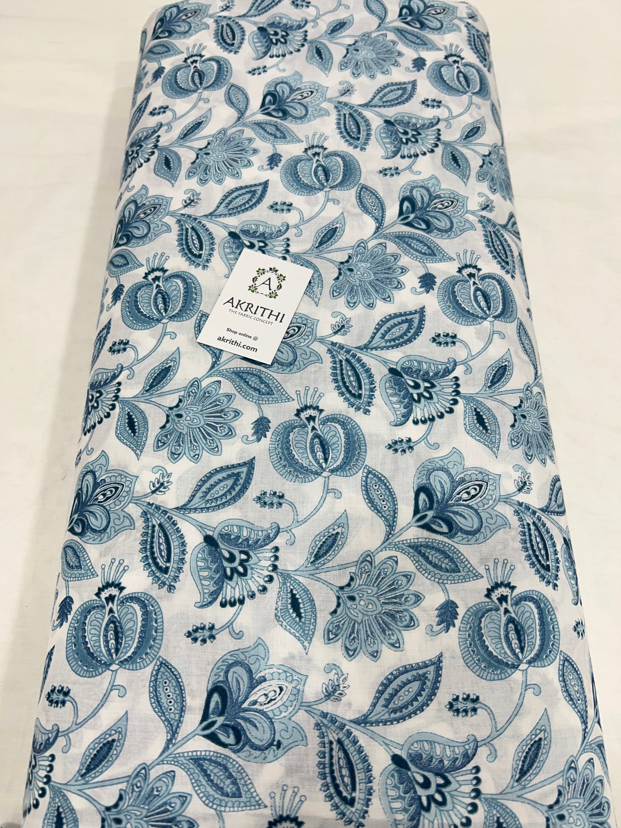 Printed pure cotton fabric