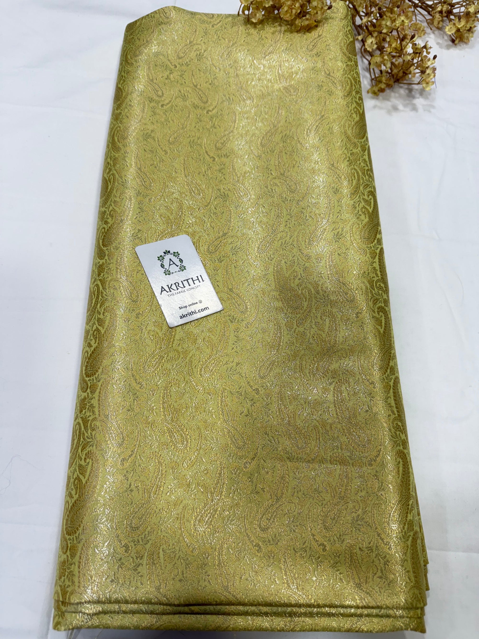 Pure Banarasi brocade fabric