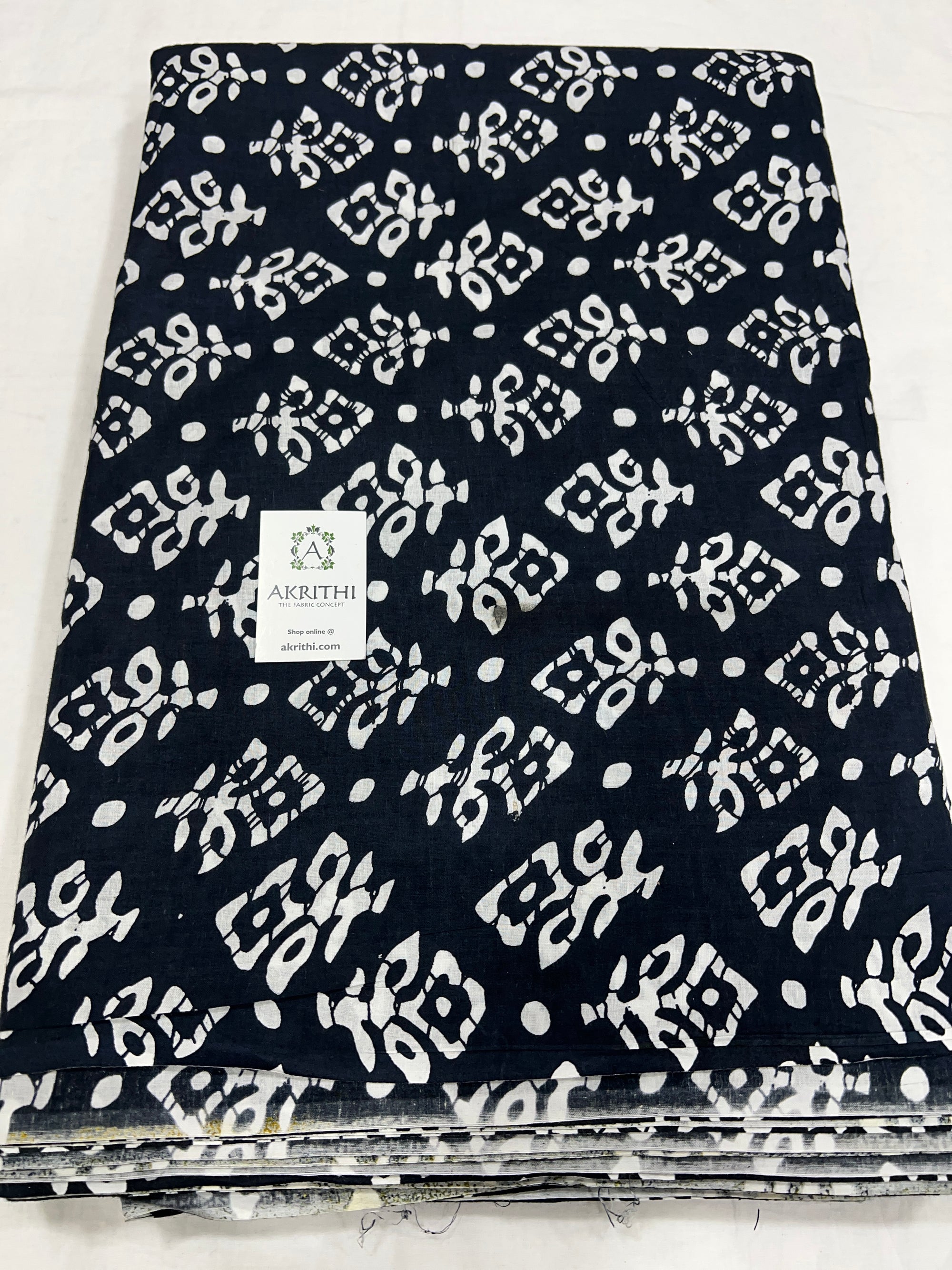 Printed pure cotton fabric