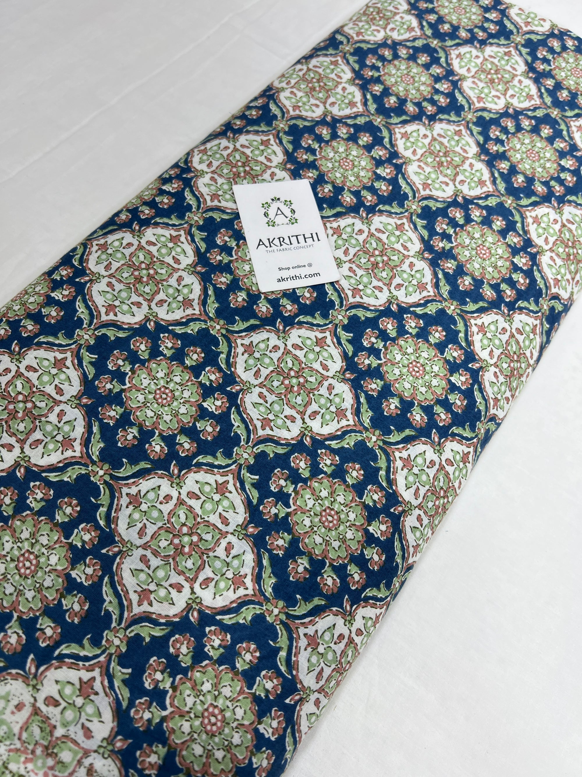 Printed pure cotton fabric