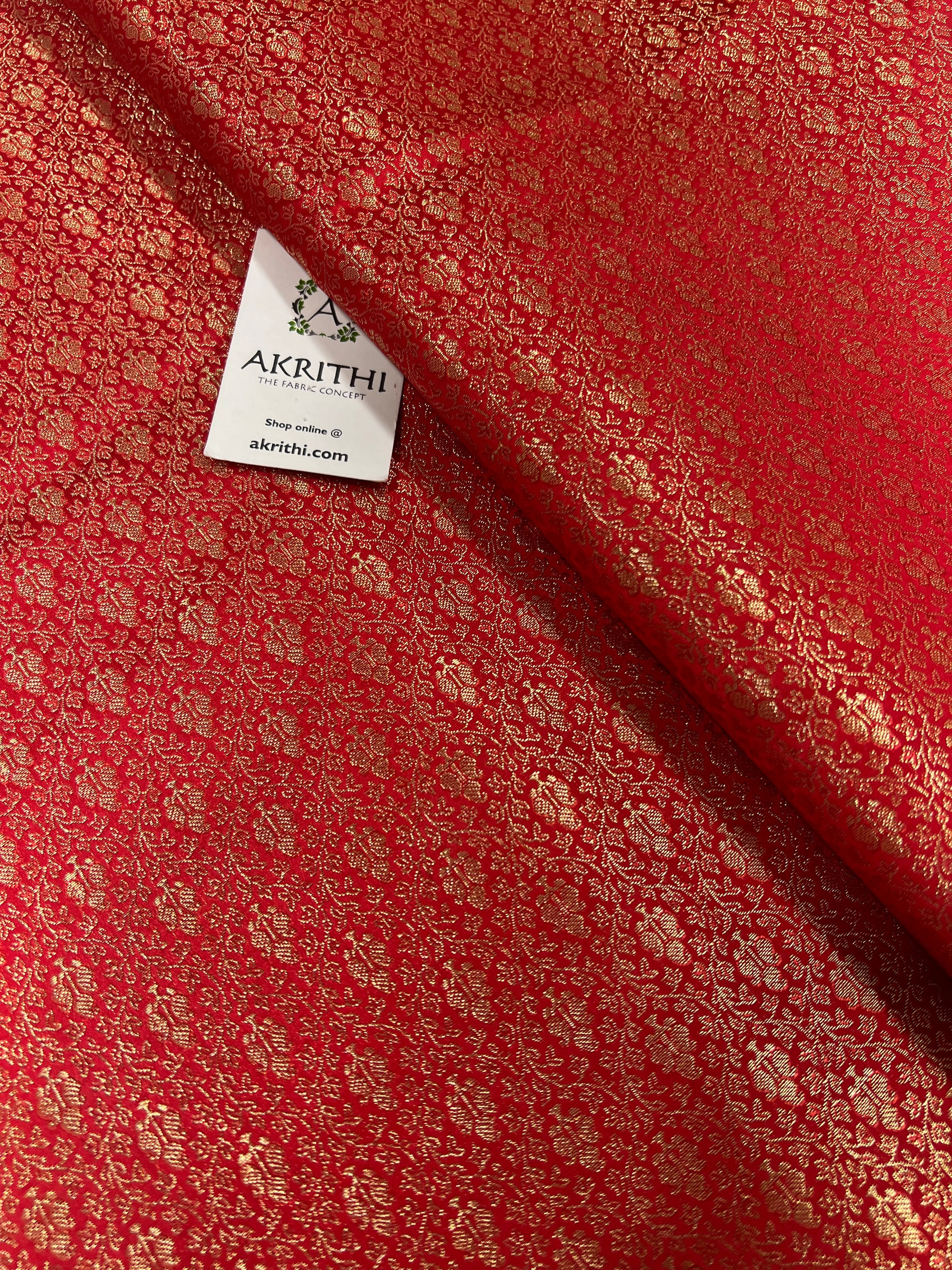 Pure Banarasi brocade fabric