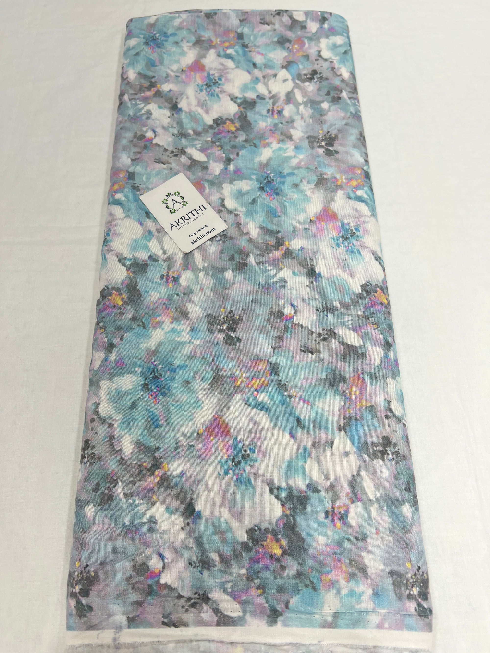 Digital Printed pure linen fabric