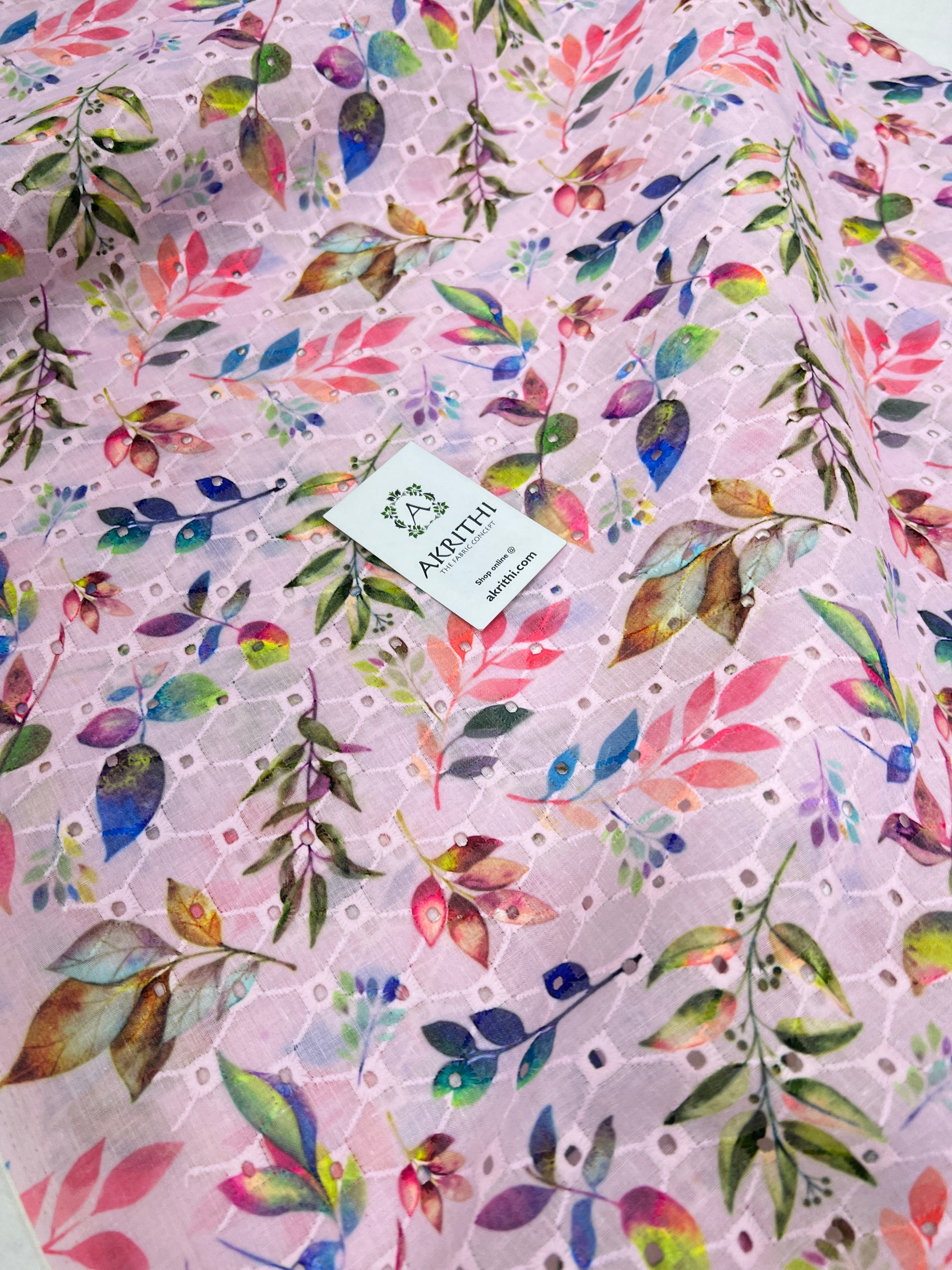 Printed Hakoba cotton fabric