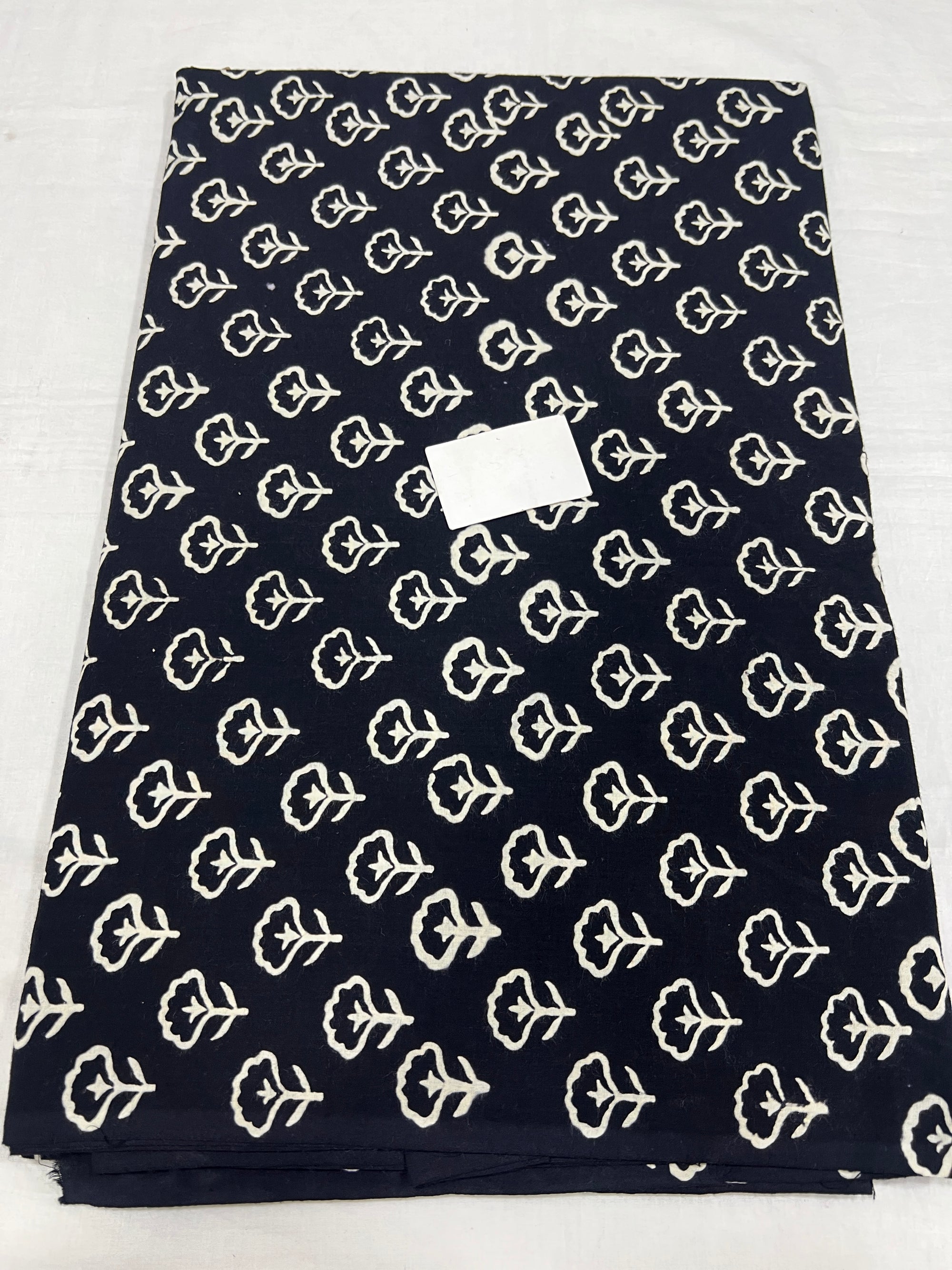 Hand block Printed pure cotton fabric