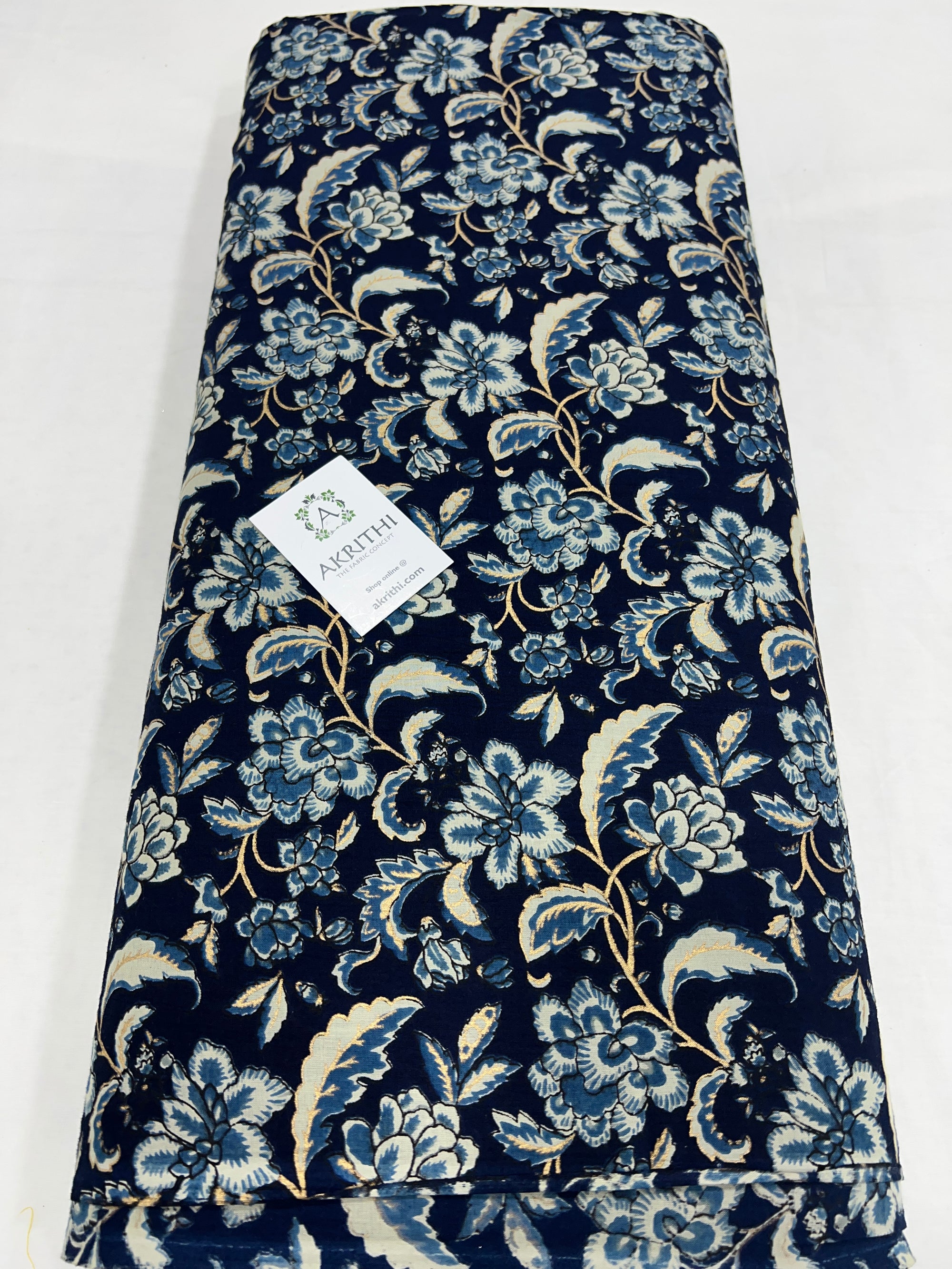 Printed pure cotton fabric