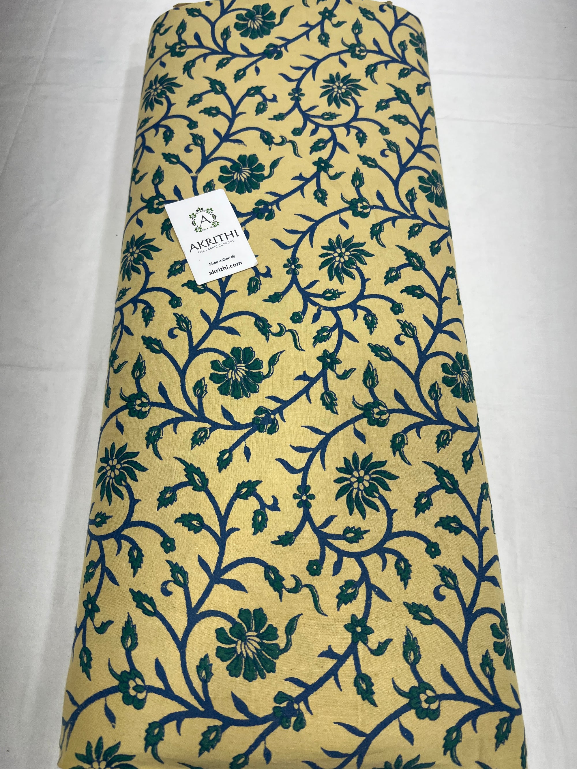 Printed pure cotton fabric