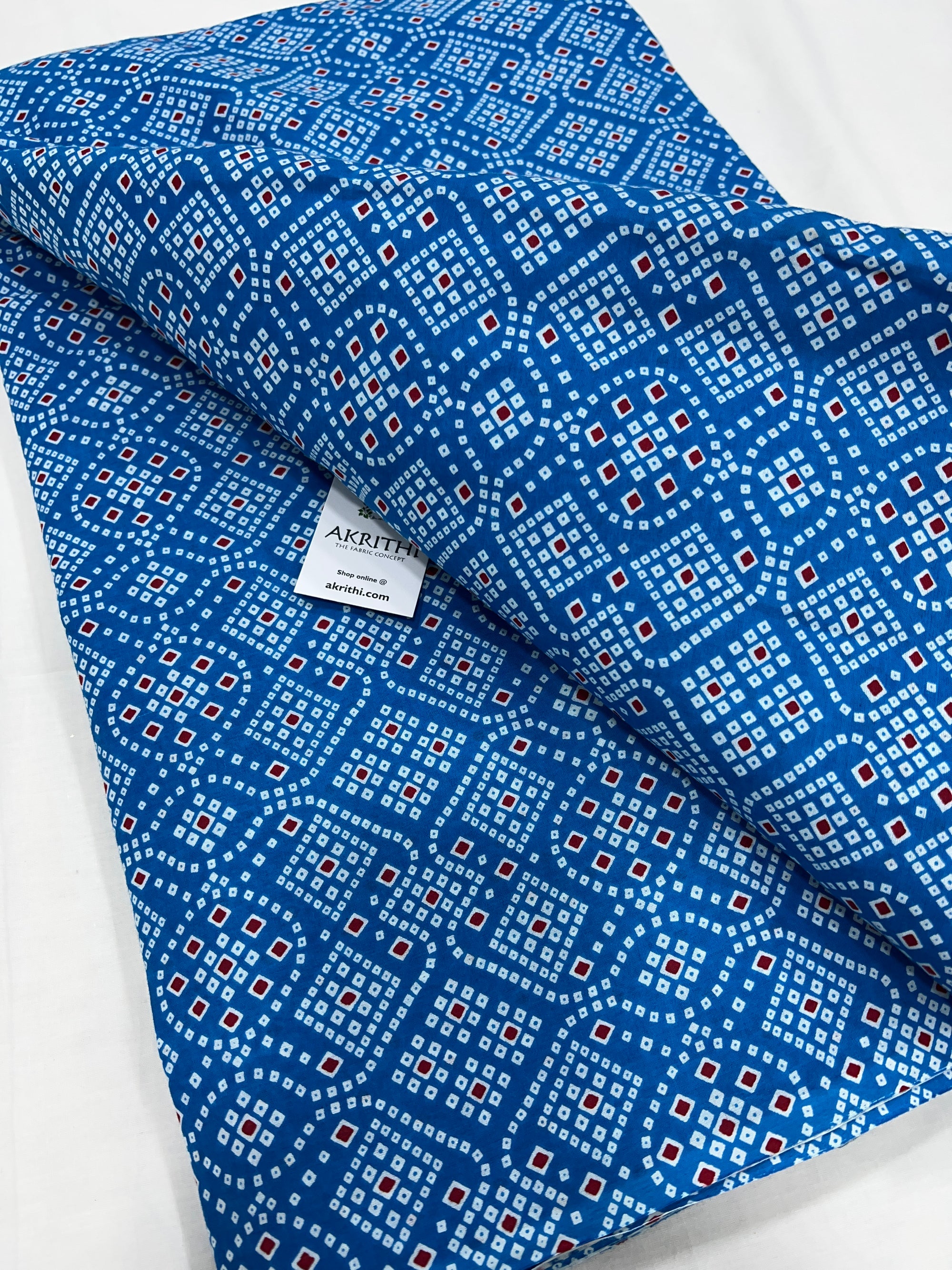 Printed pure cotton fabric