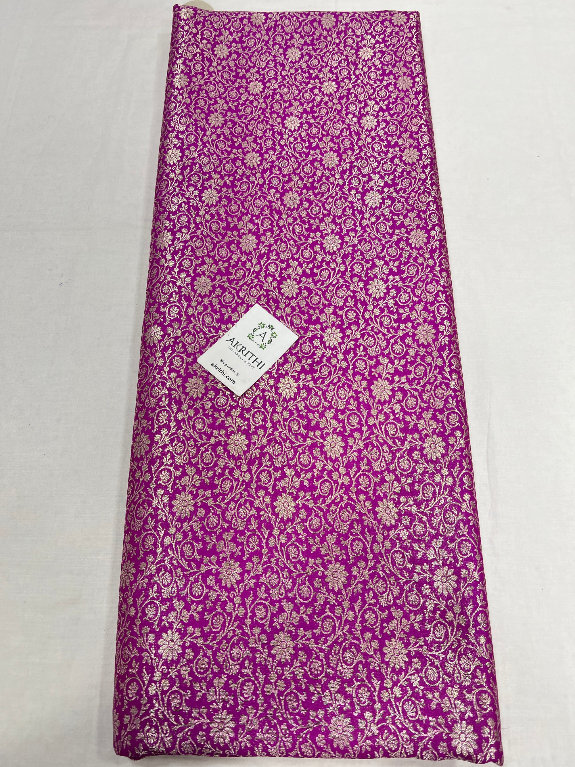 Pure Banarasi brocade fabric