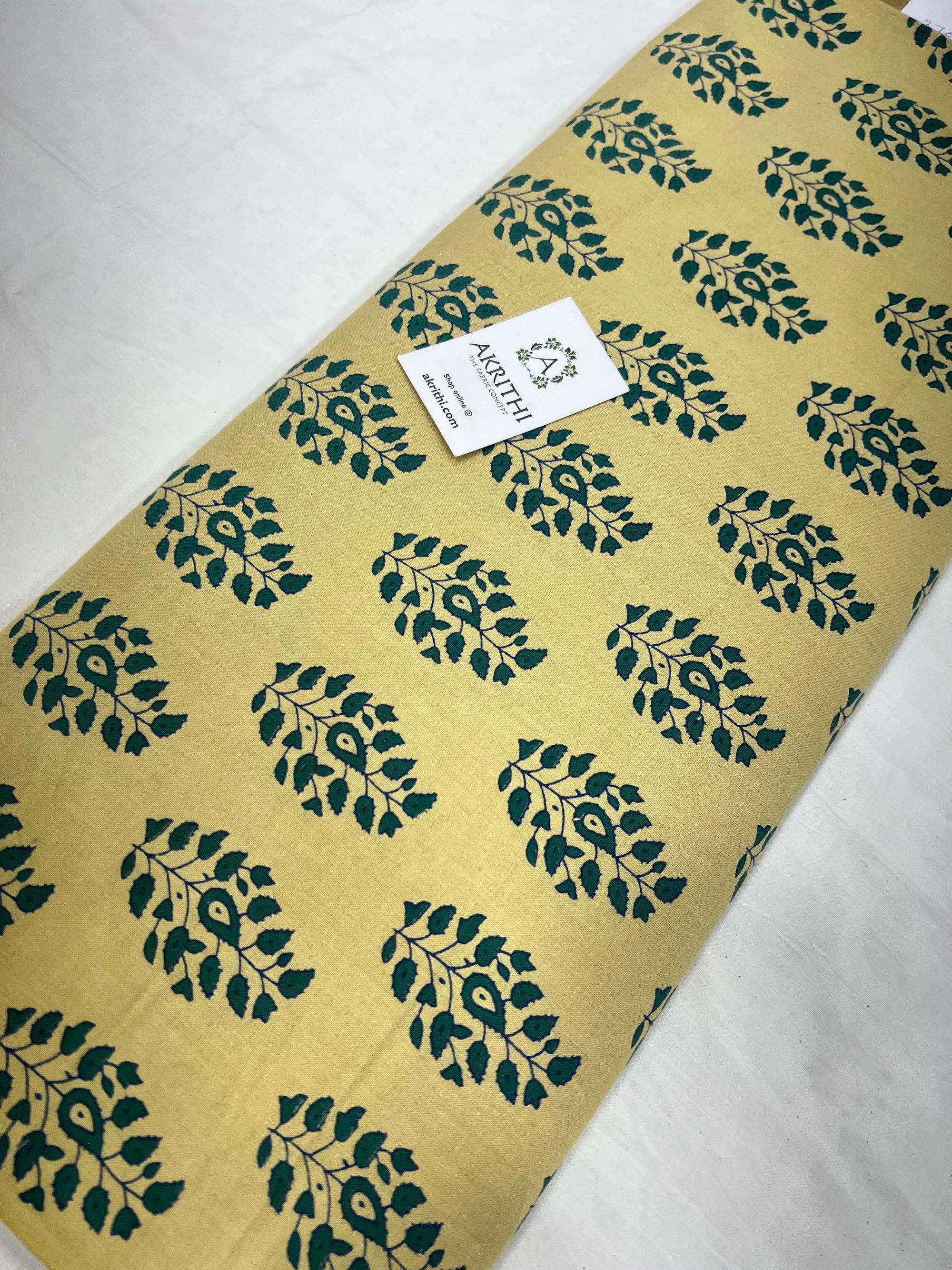Printed pure cotton fabric