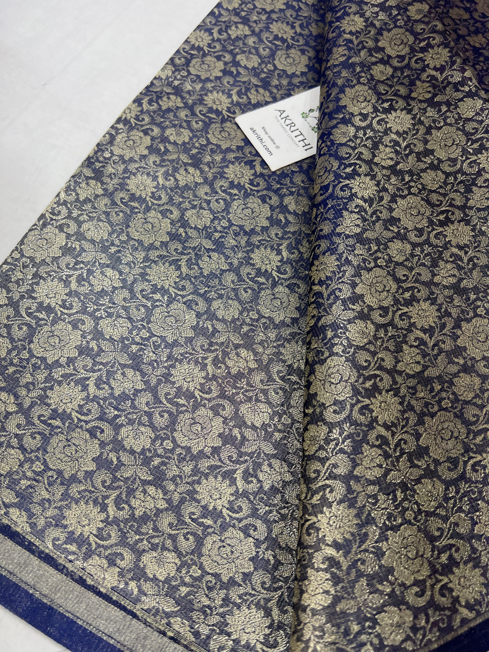 Pure Banarasi brocade fabric