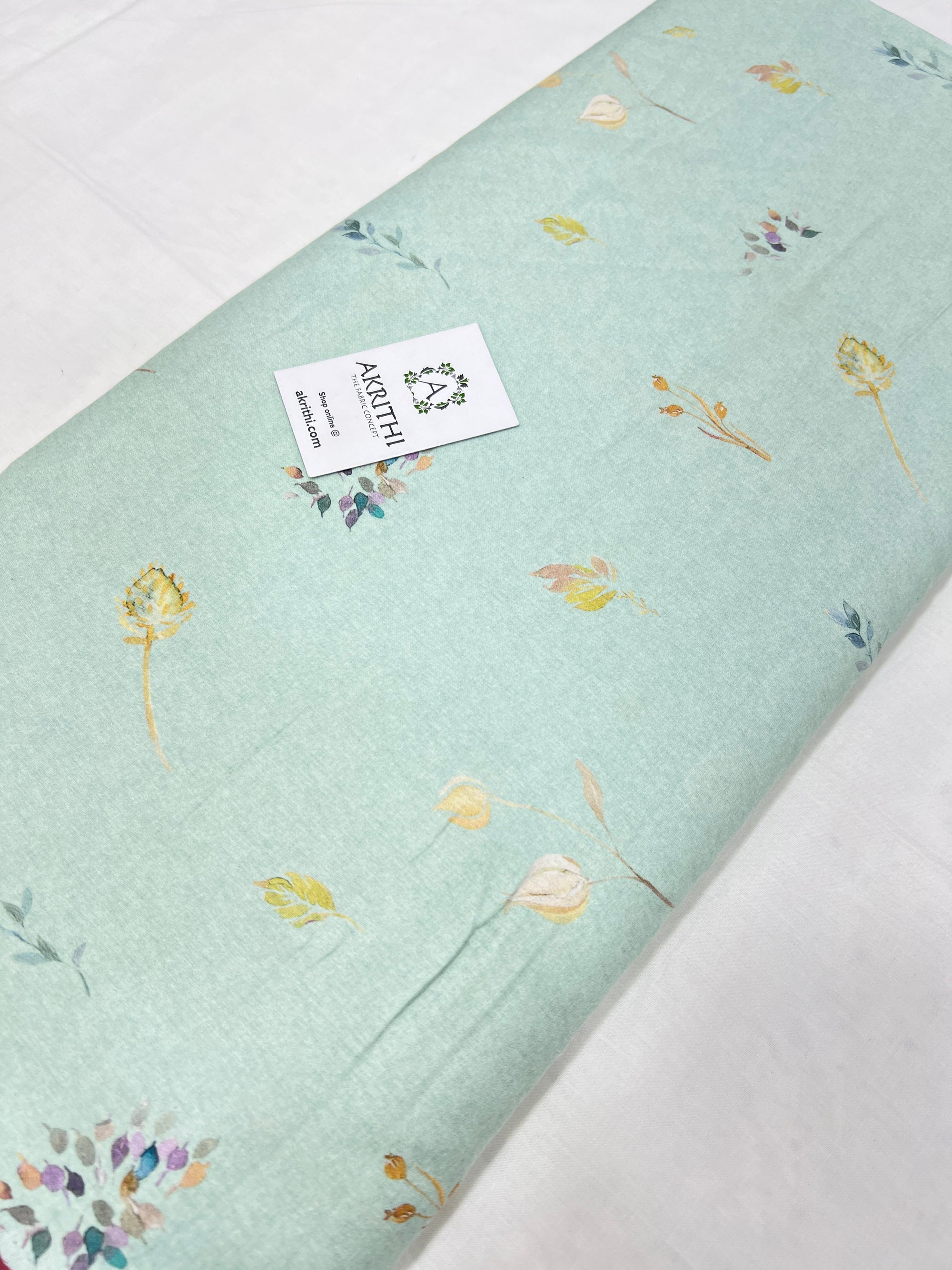 Digital Printed glazed pure cotton fabric