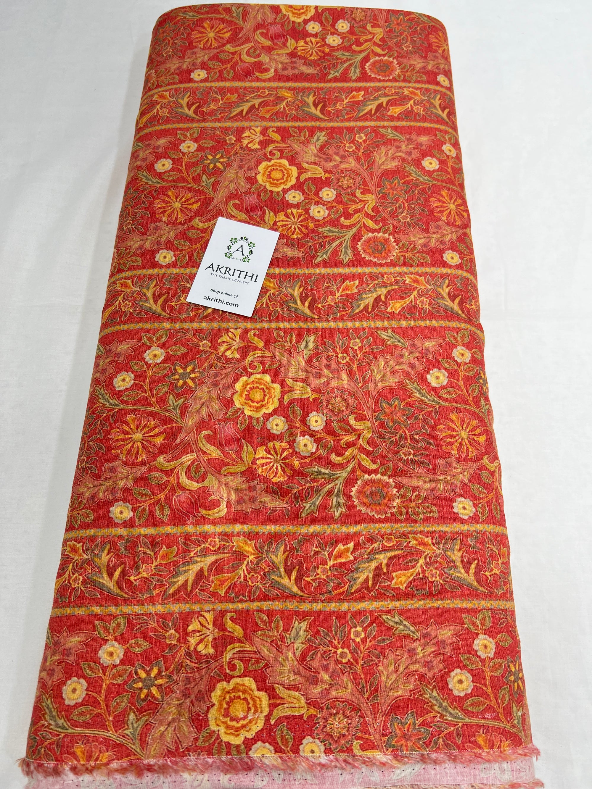 Digital Printed pure linen fabric