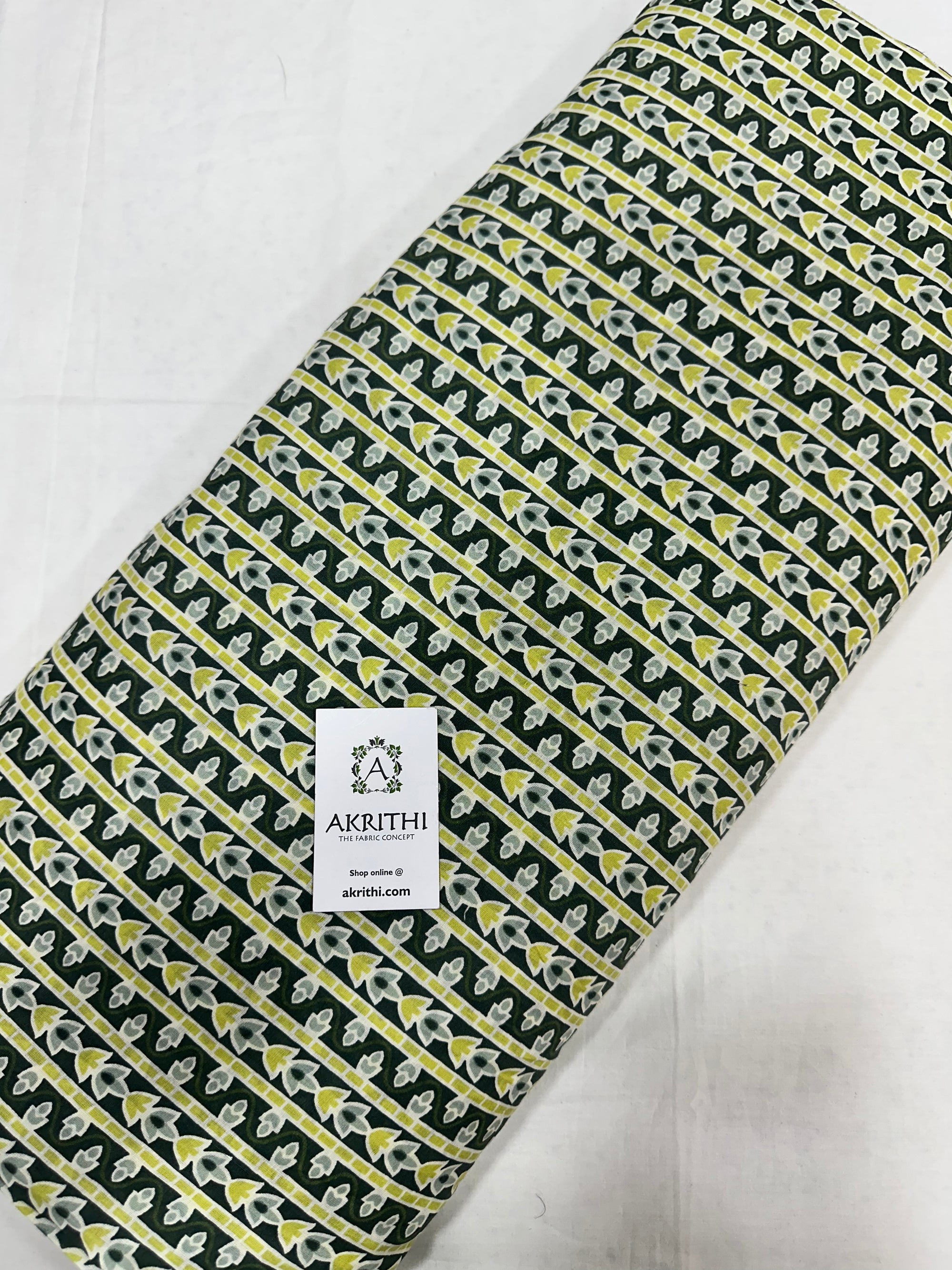 Printed pure cotton fabric