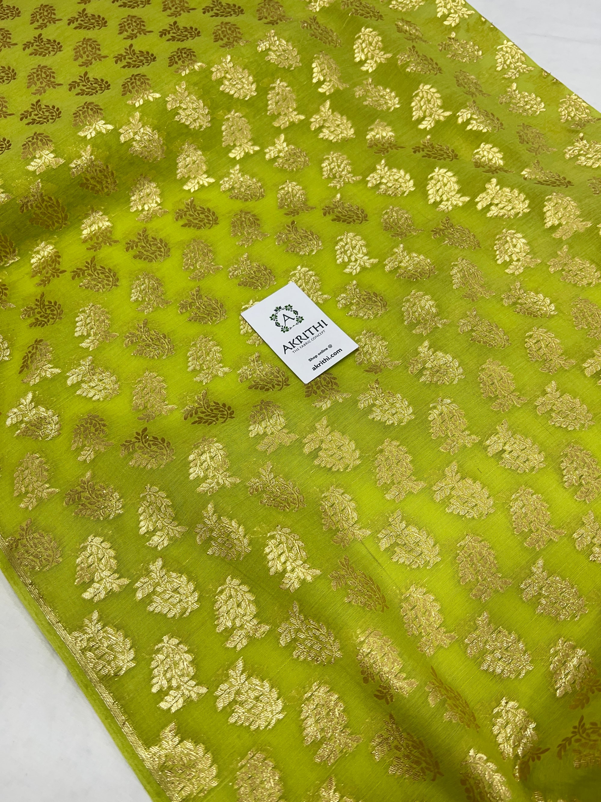 Banarasi chanderi cotton lurex fabric