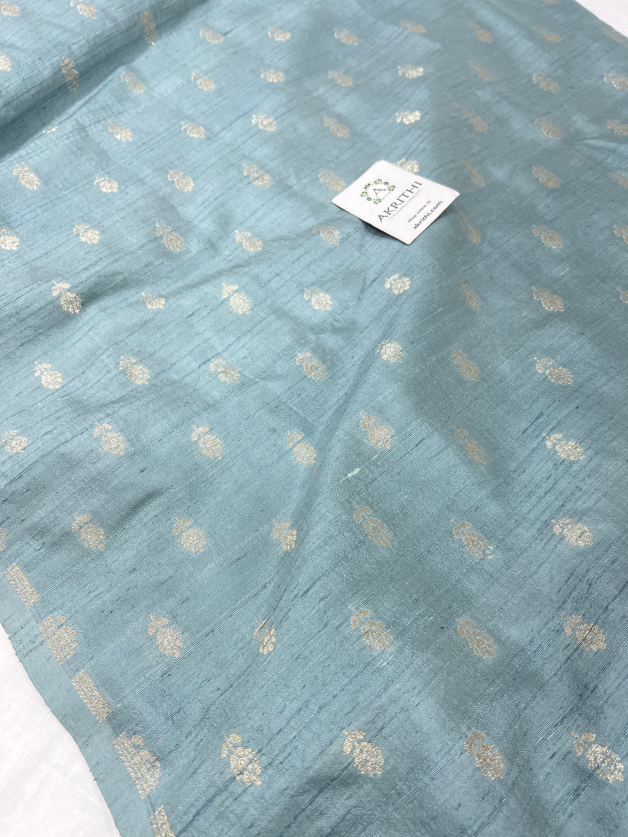 Pure raw silk Banarasi brocade fabric