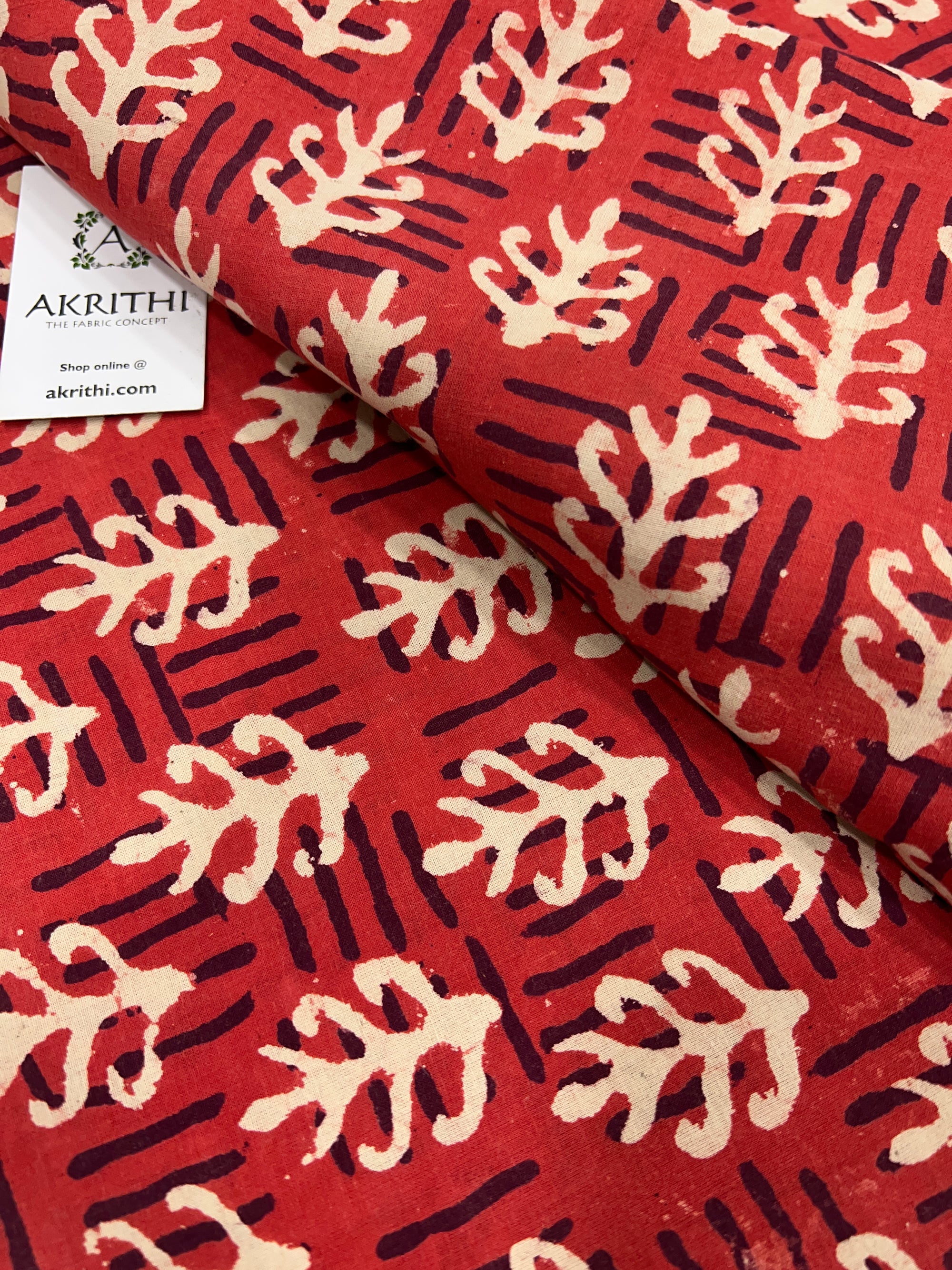 Dabu Printed pure cotton fabric