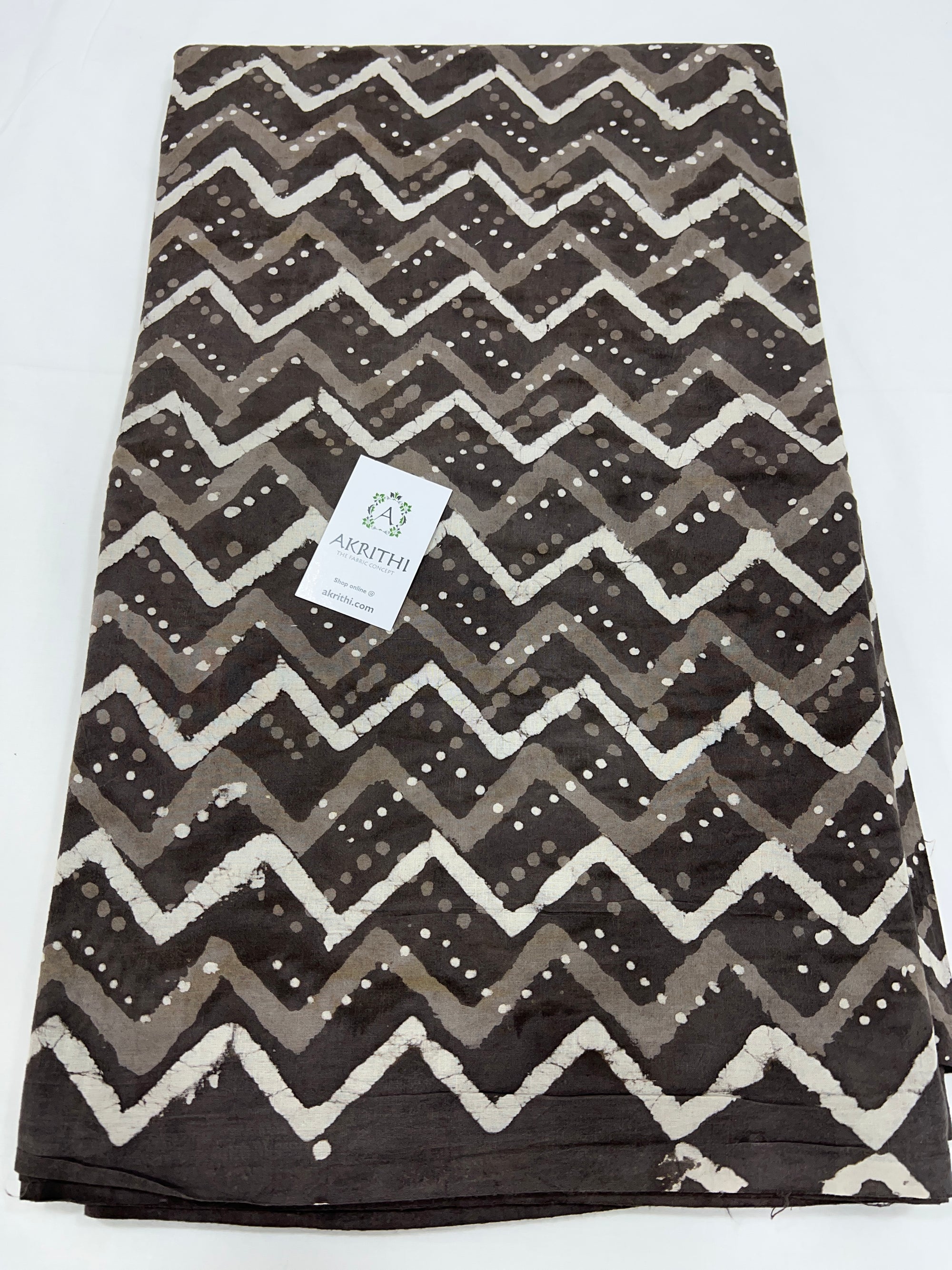 Dabu printed pure cotton fabric