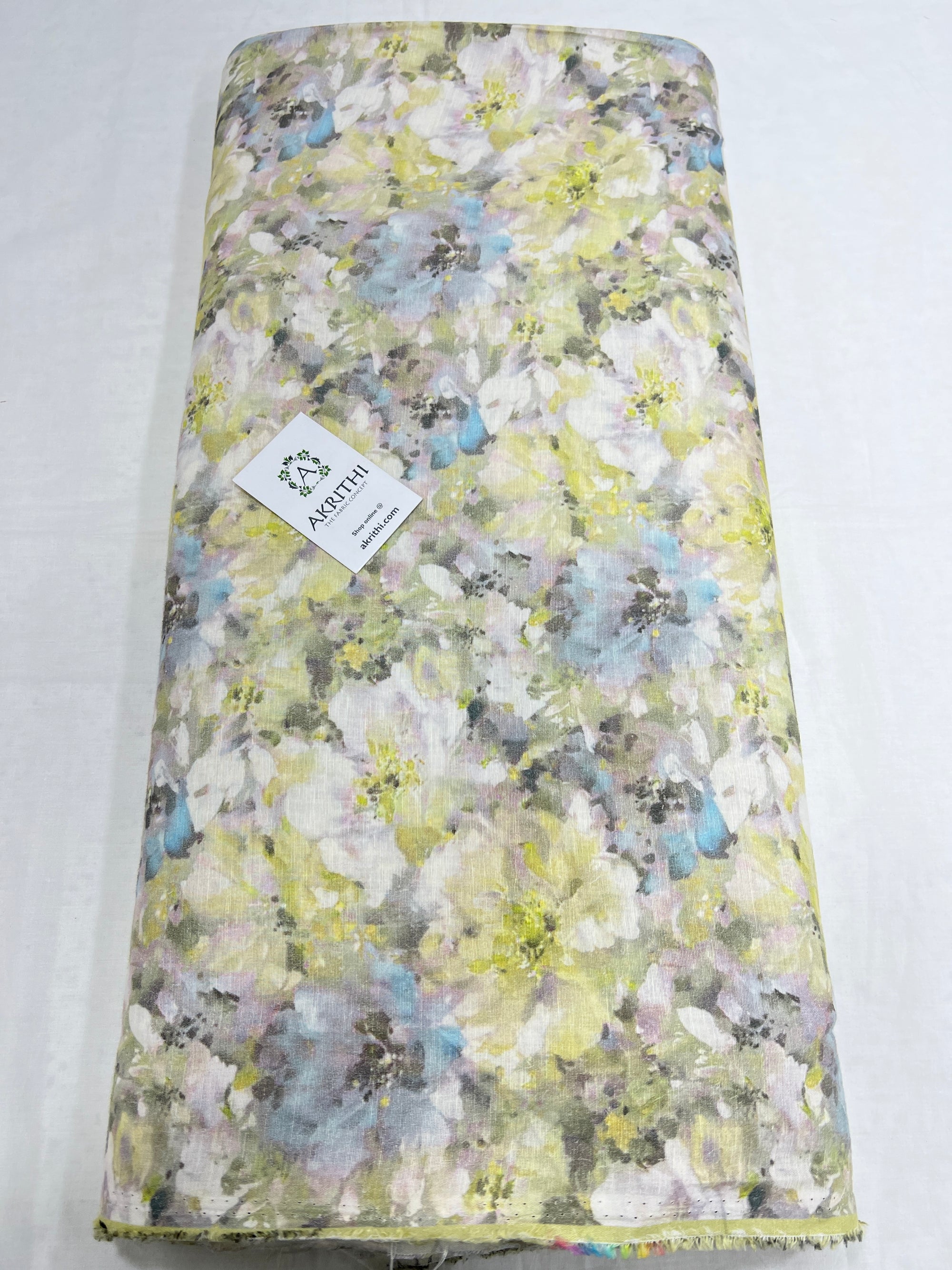 Digital Printed pure linen fabric