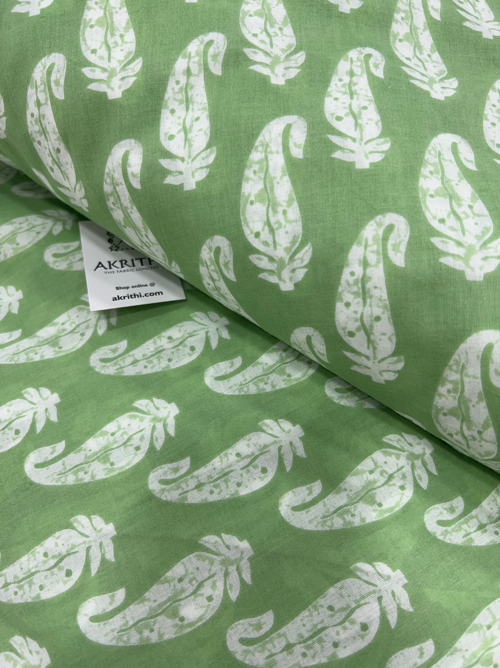 Printed pure cotton fabric