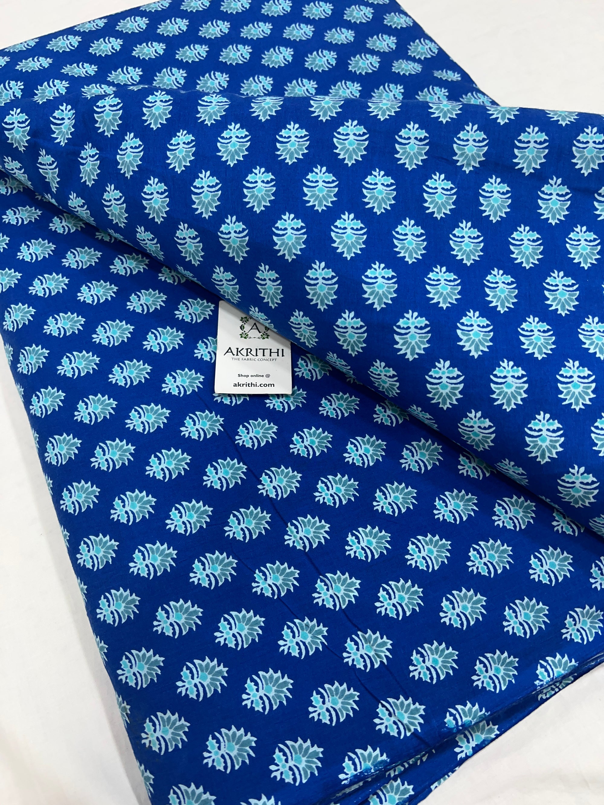 Printed pure cotton fabric