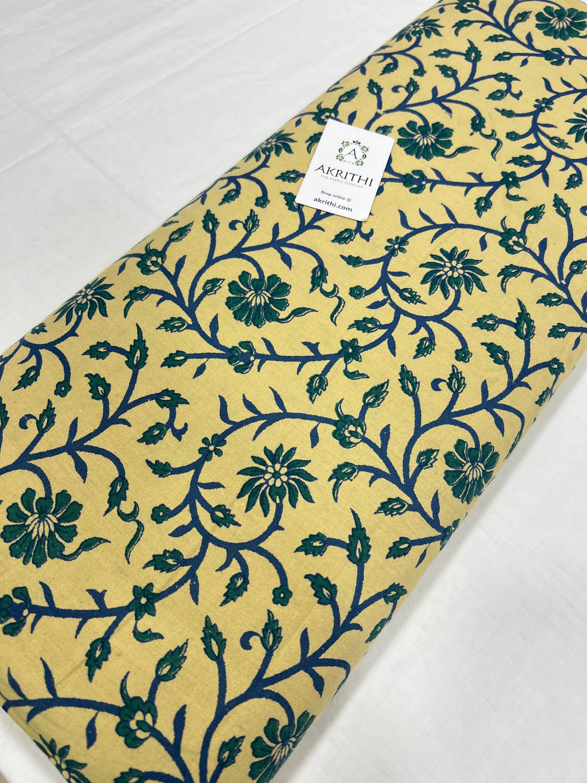 Printed pure cotton fabric