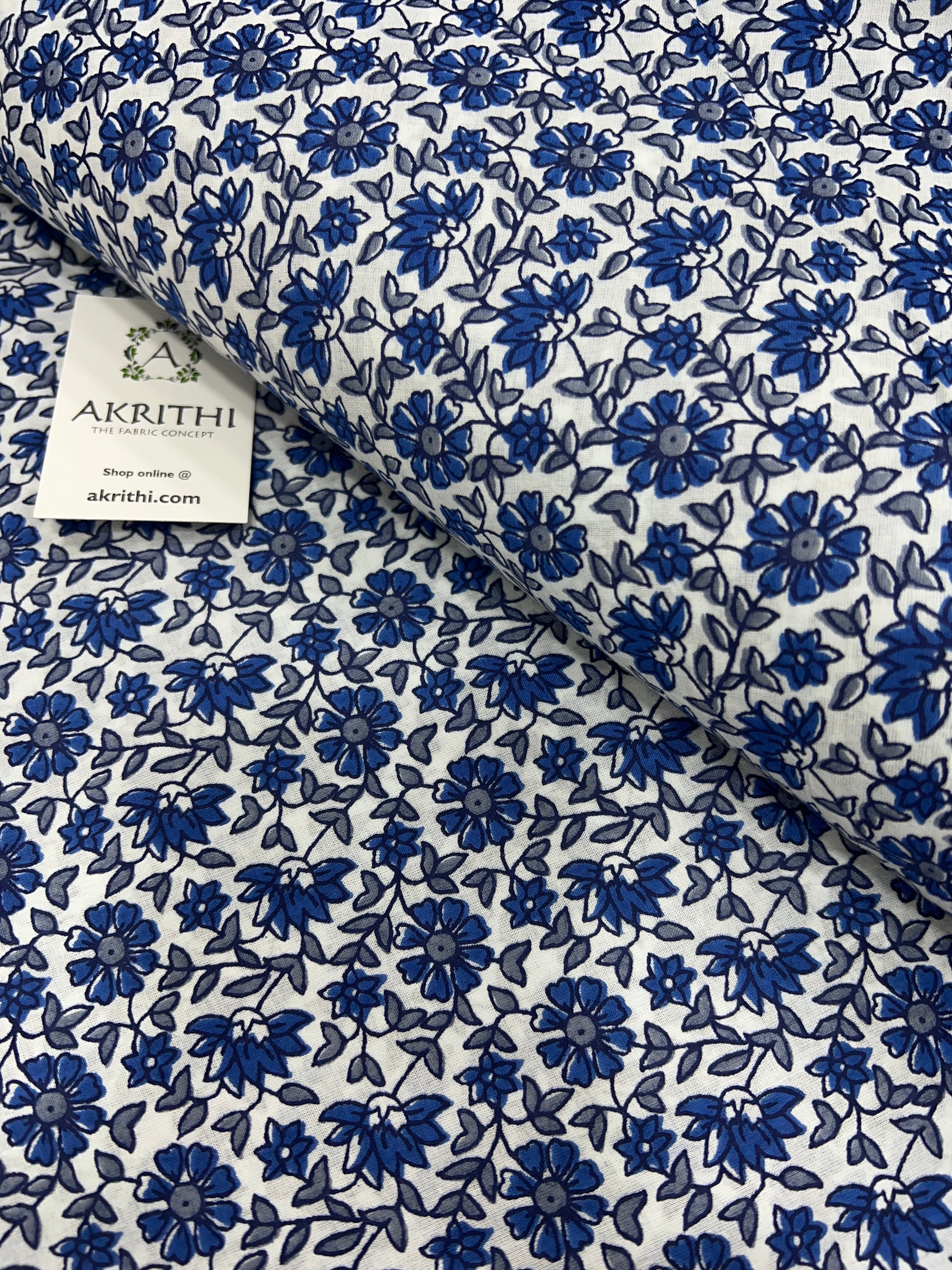 Printed pure cotton fabric
