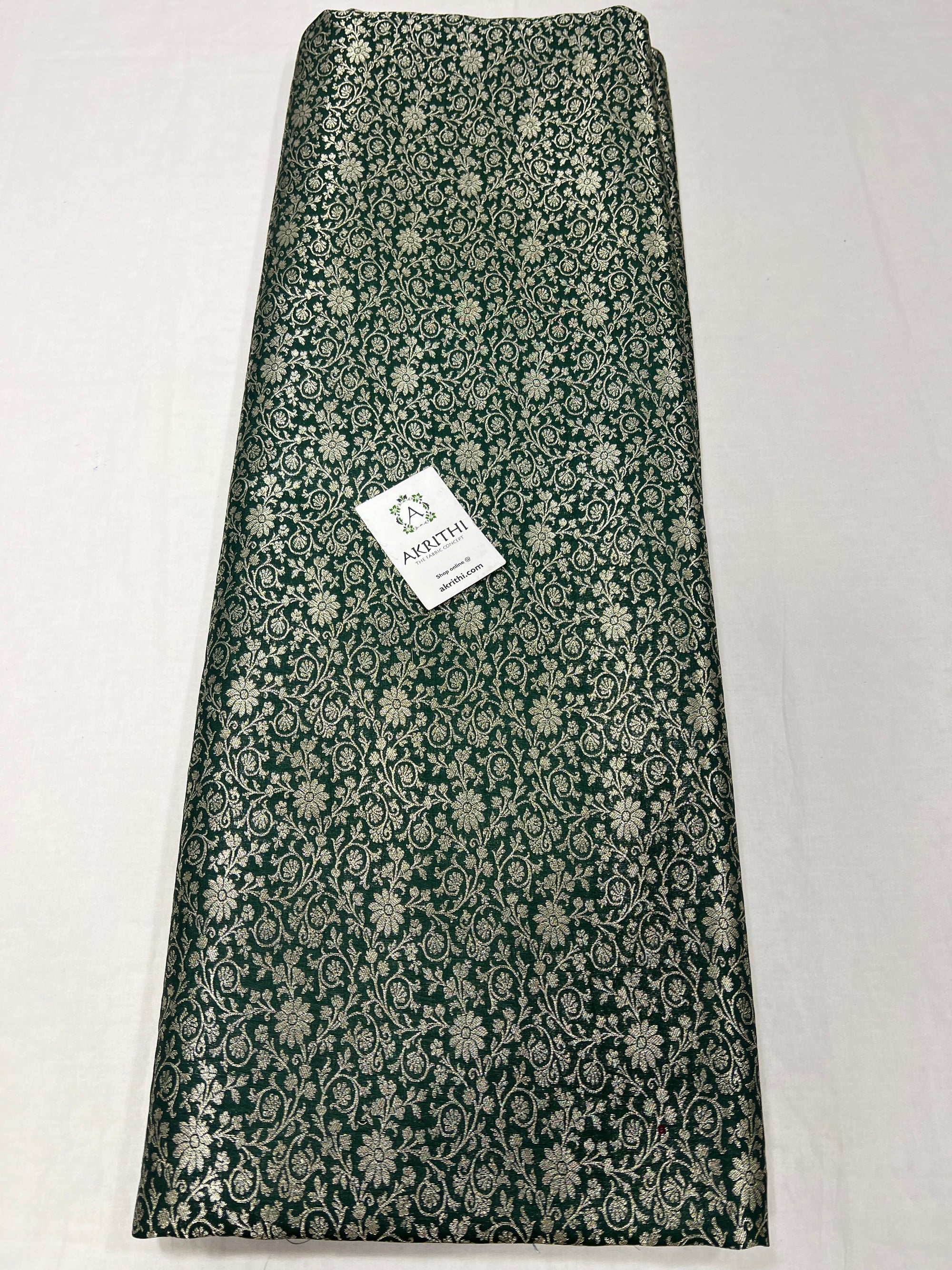 Pure Banarasi brocade fabric