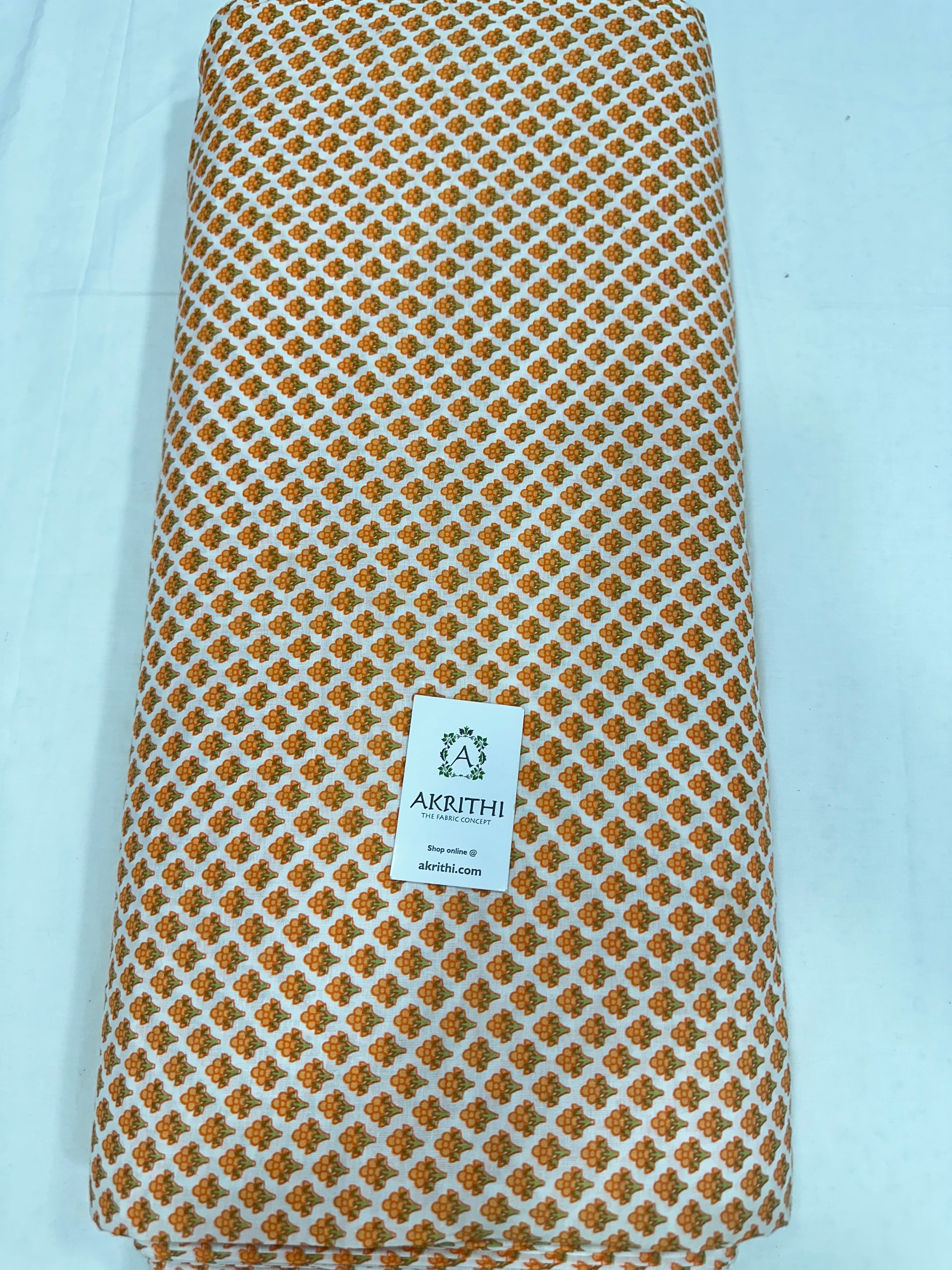 Printed pure cotton fabric