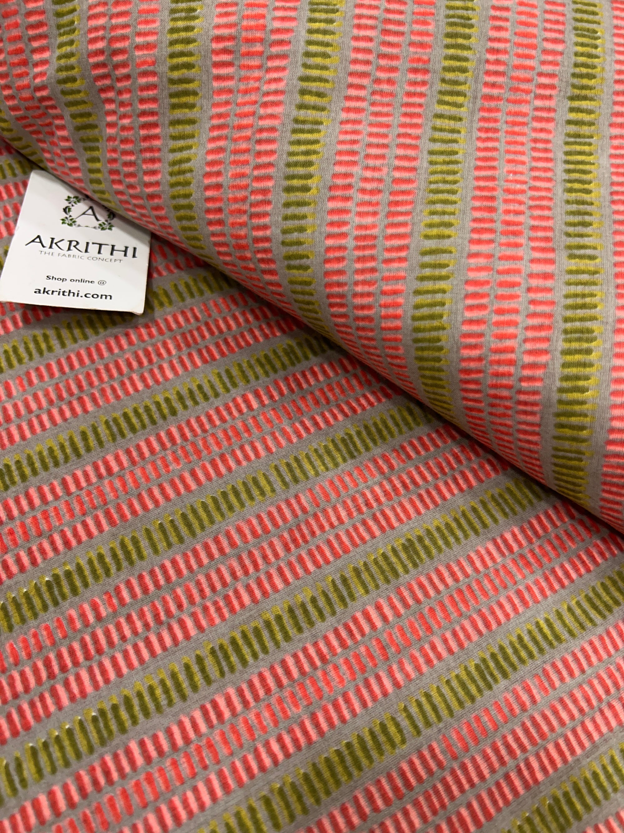 Printed pure cotton fabric