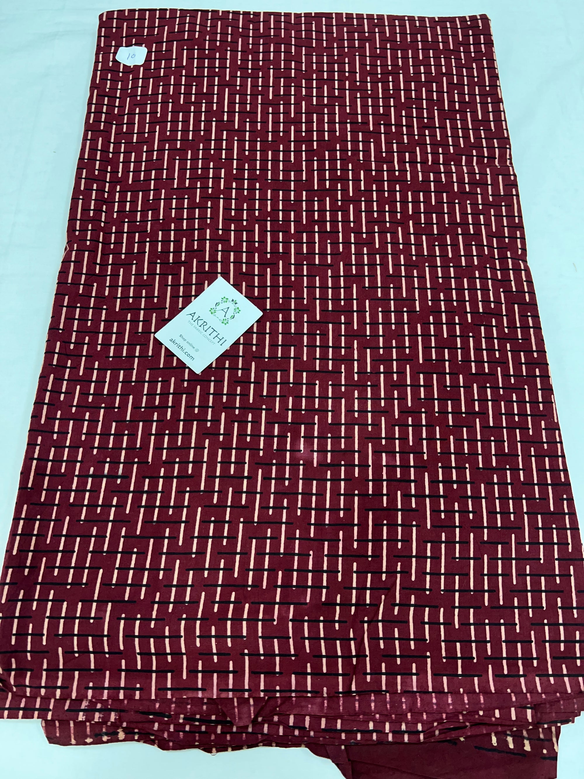 Printed pure cotton fabric 80 CM CUT