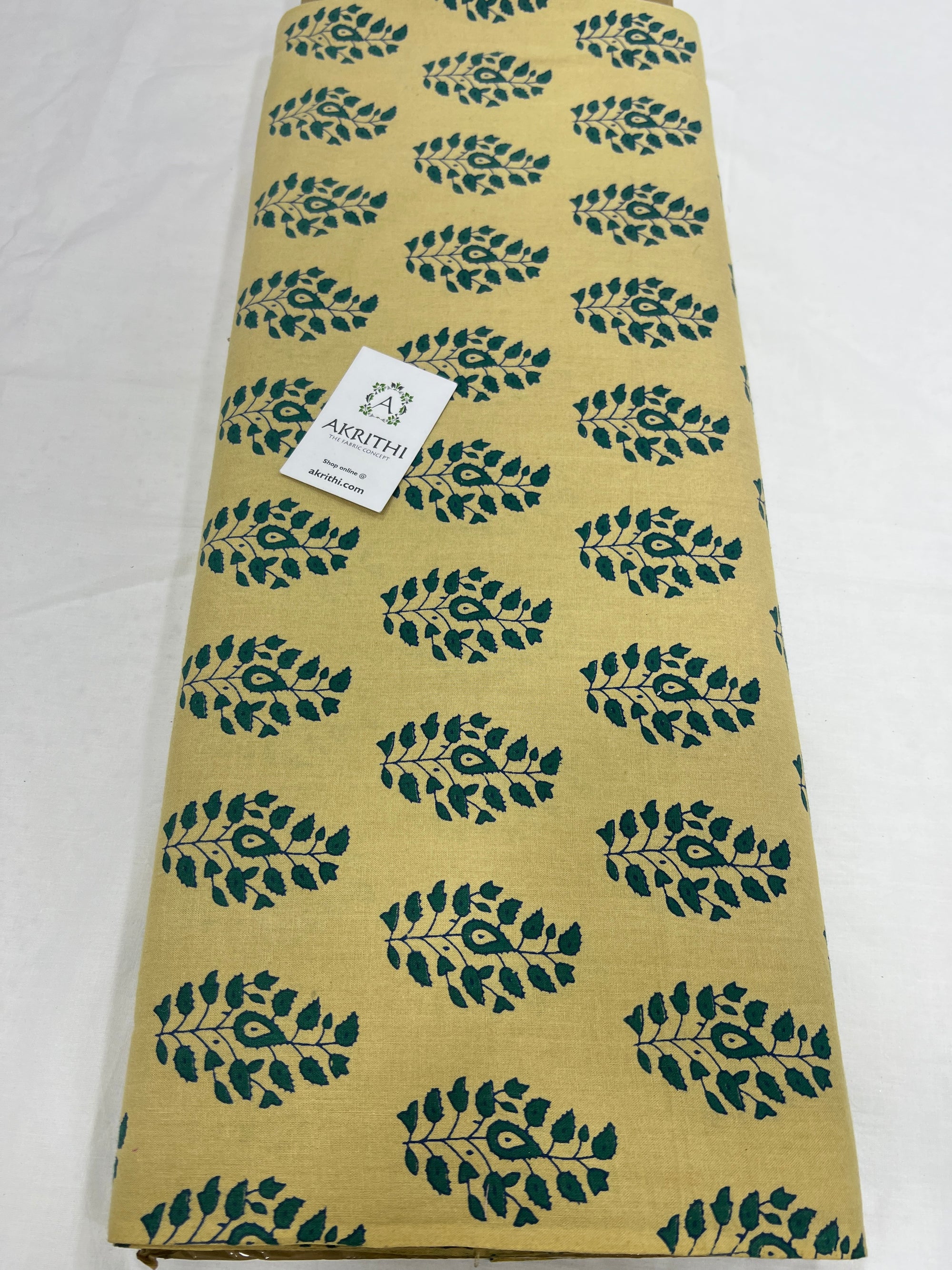 Printed pure cotton fabric